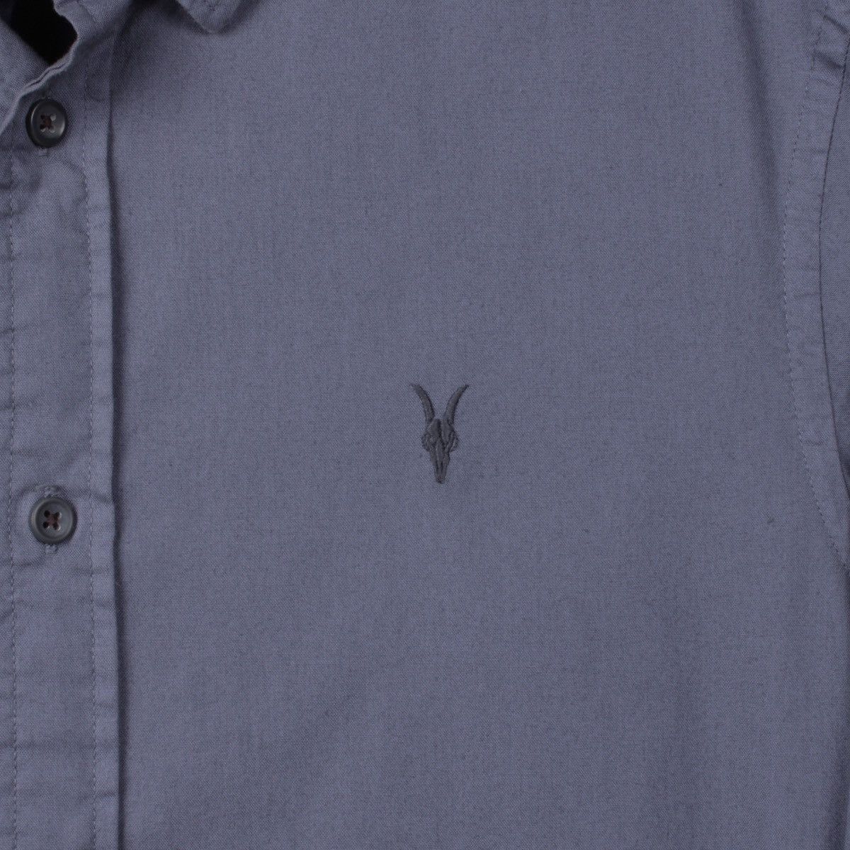 Allsaints ALLSAINTS Redondo Gray Long Sleeve Button Down Shirt Size US S / EU 44-46 / 1 - 3 Thumbnail