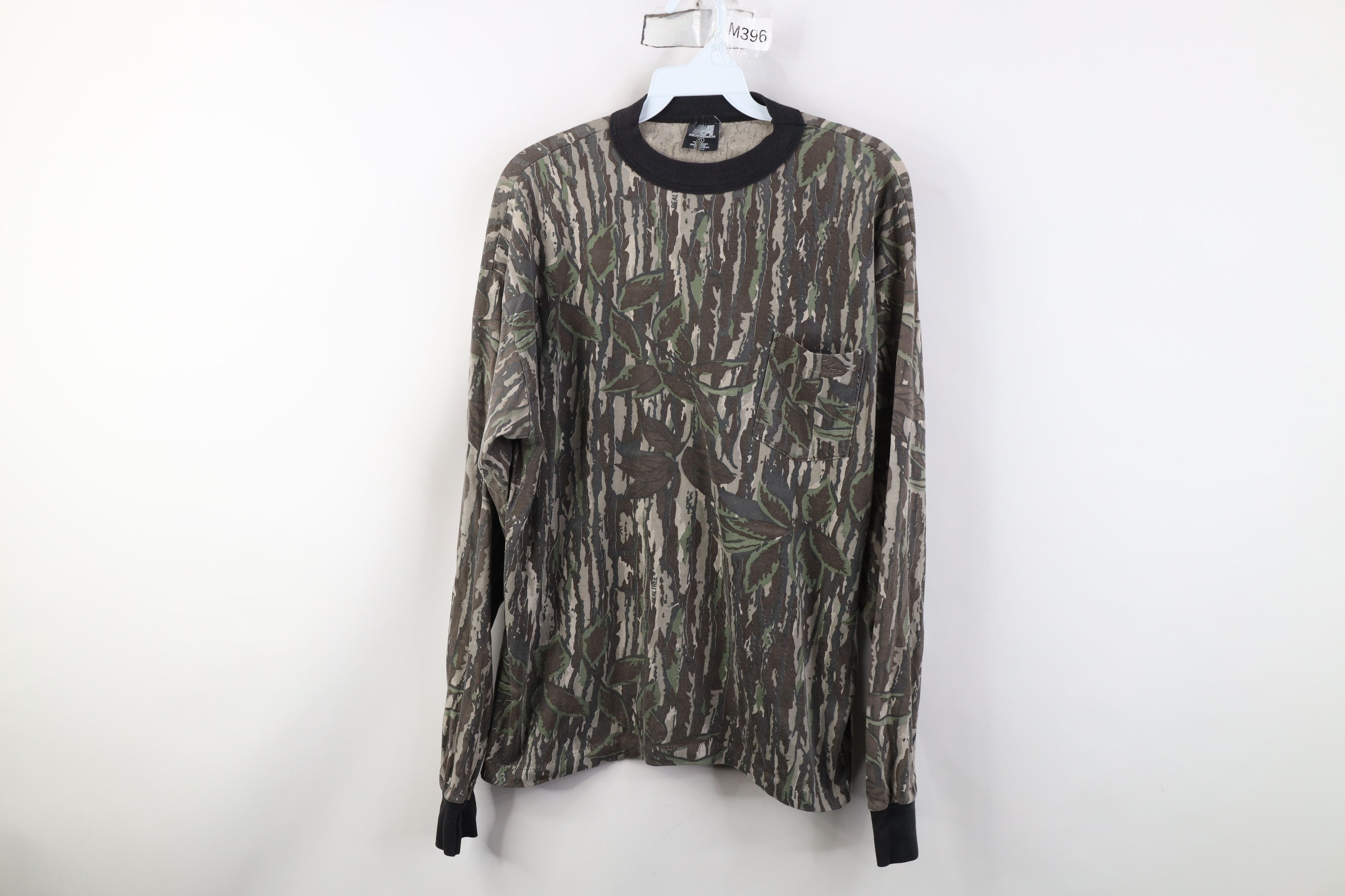 Vintage Vintage 80s 90s Camouflage Long Sleeve T-Shirt Pocket USA Size US L / EU 52-54 / 3 - 1 Thumbnail
