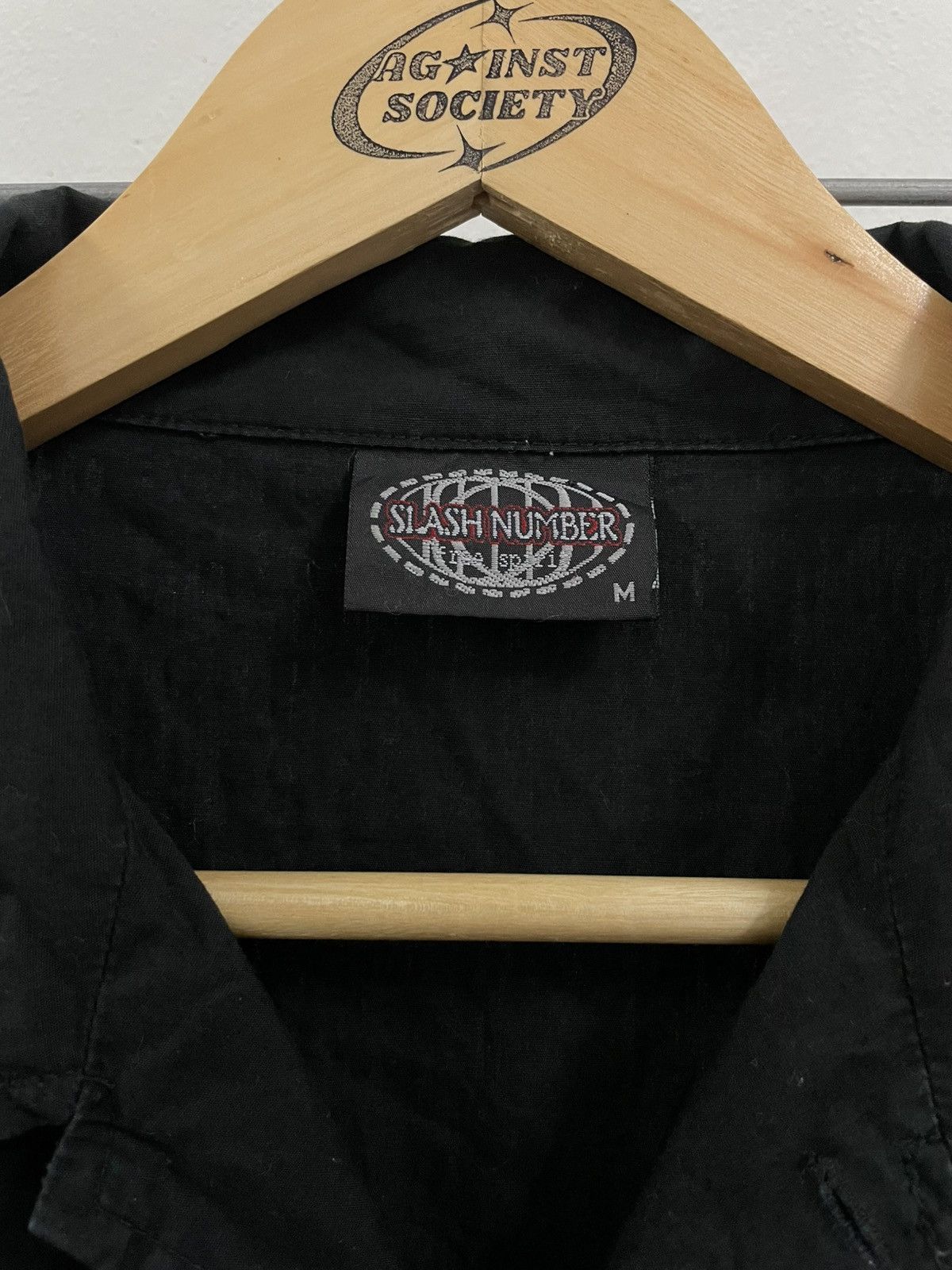 If Six Was Nine × Le Grande Bleu (L.G.B.) Rare And Beautiful Slash Number Punk Bondage Poem Shirt Size US M / EU 48-50 / 2 - 6 Thumbnail