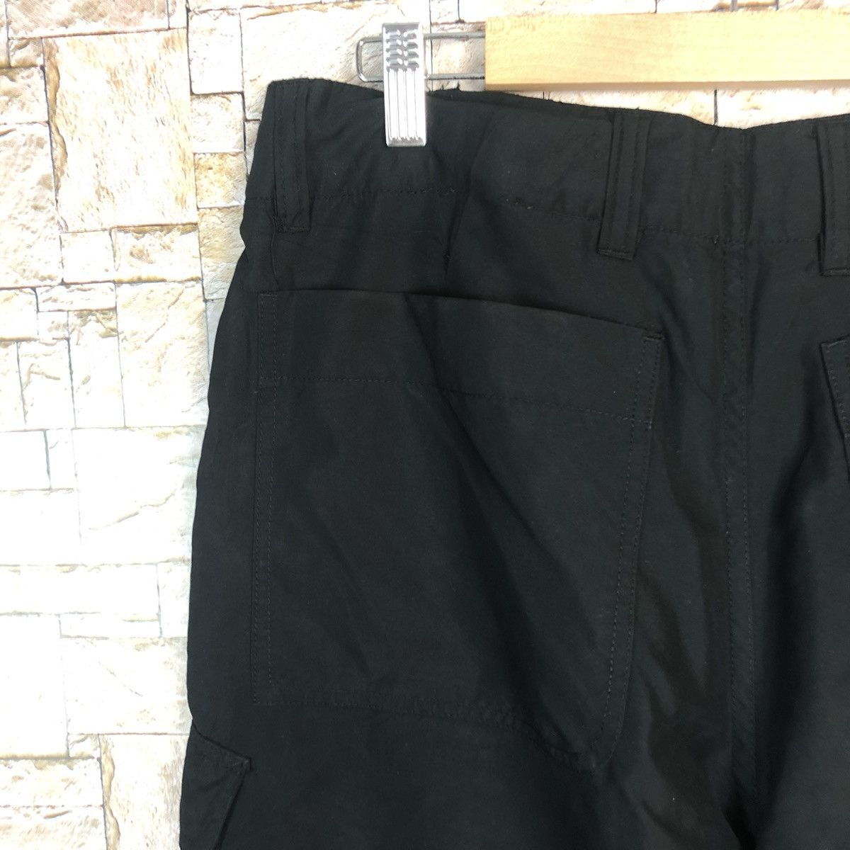 Japanese Brand Counter Culture Black Cargo Multipocket Pants #A340 Size US 30 / EU 46 - 18 Thumbnail