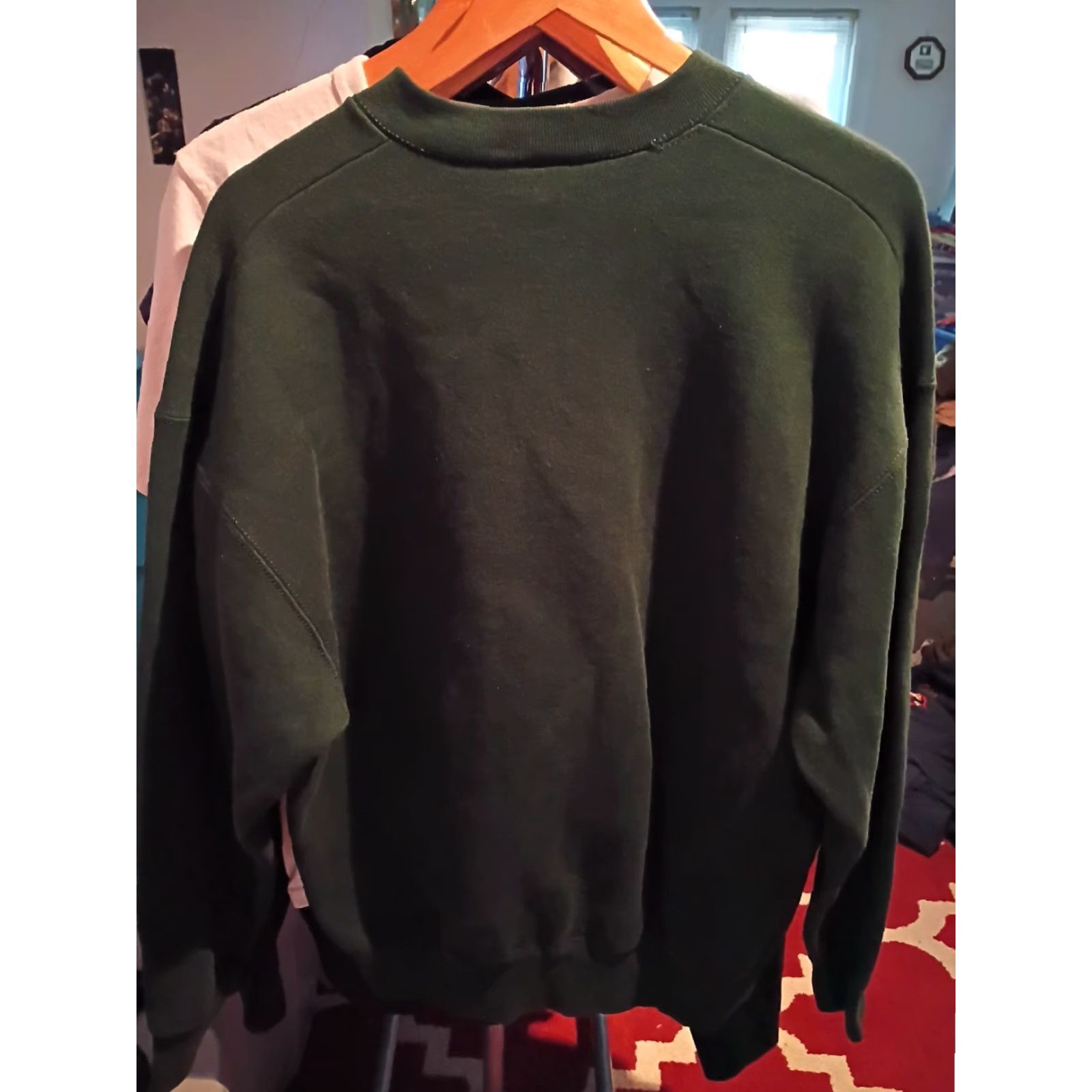 Fruit Of The Loom VINTAGE Fruit of the Loom USA Deer Nature Pullover XL Green Sweater Mens Southwest Motif Size US XL / EU 56 / 4 - 4 Thumbnail