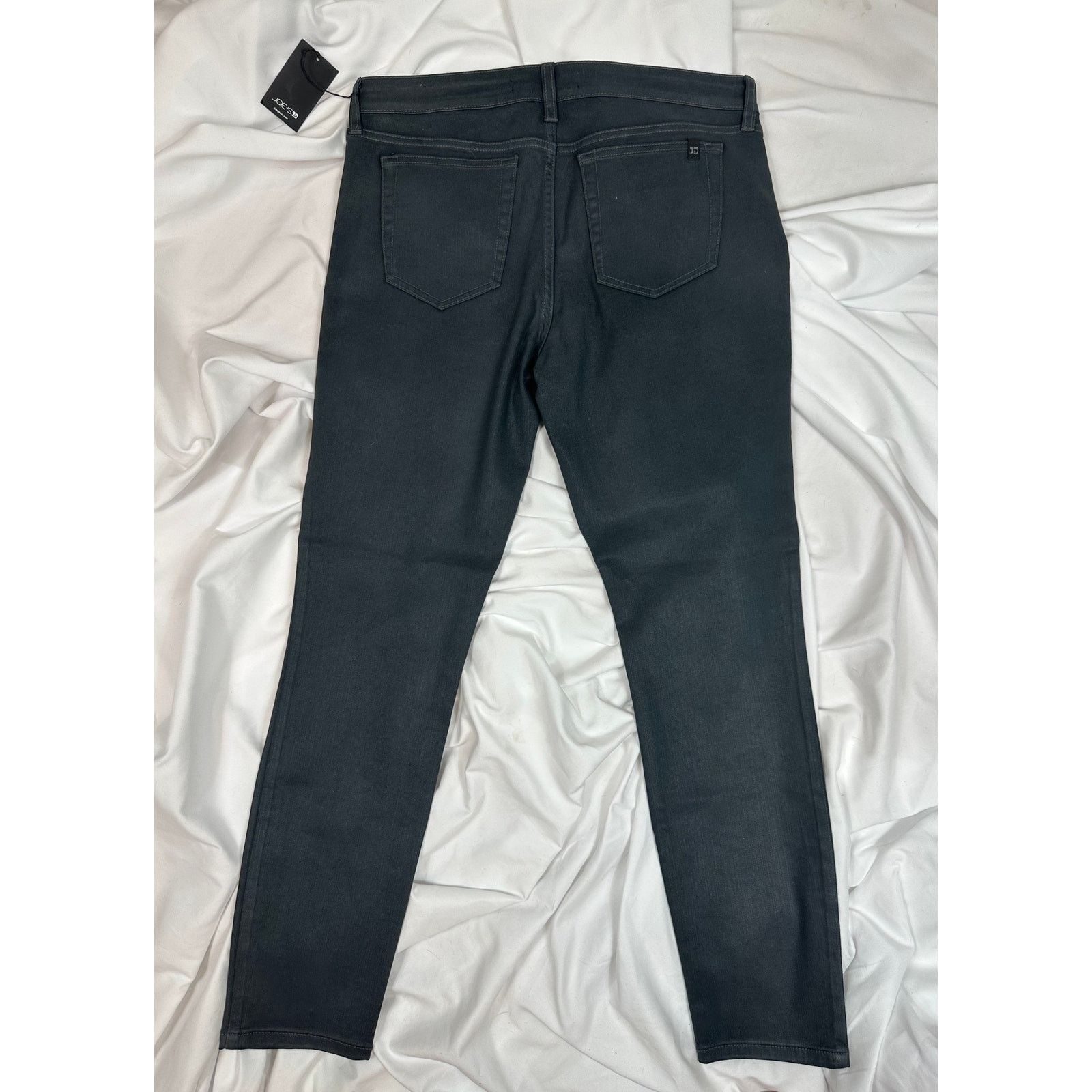 Other Joes Jeans Straight Leg Logo Back Pocket Black 31 Size 31" - 9 Thumbnail