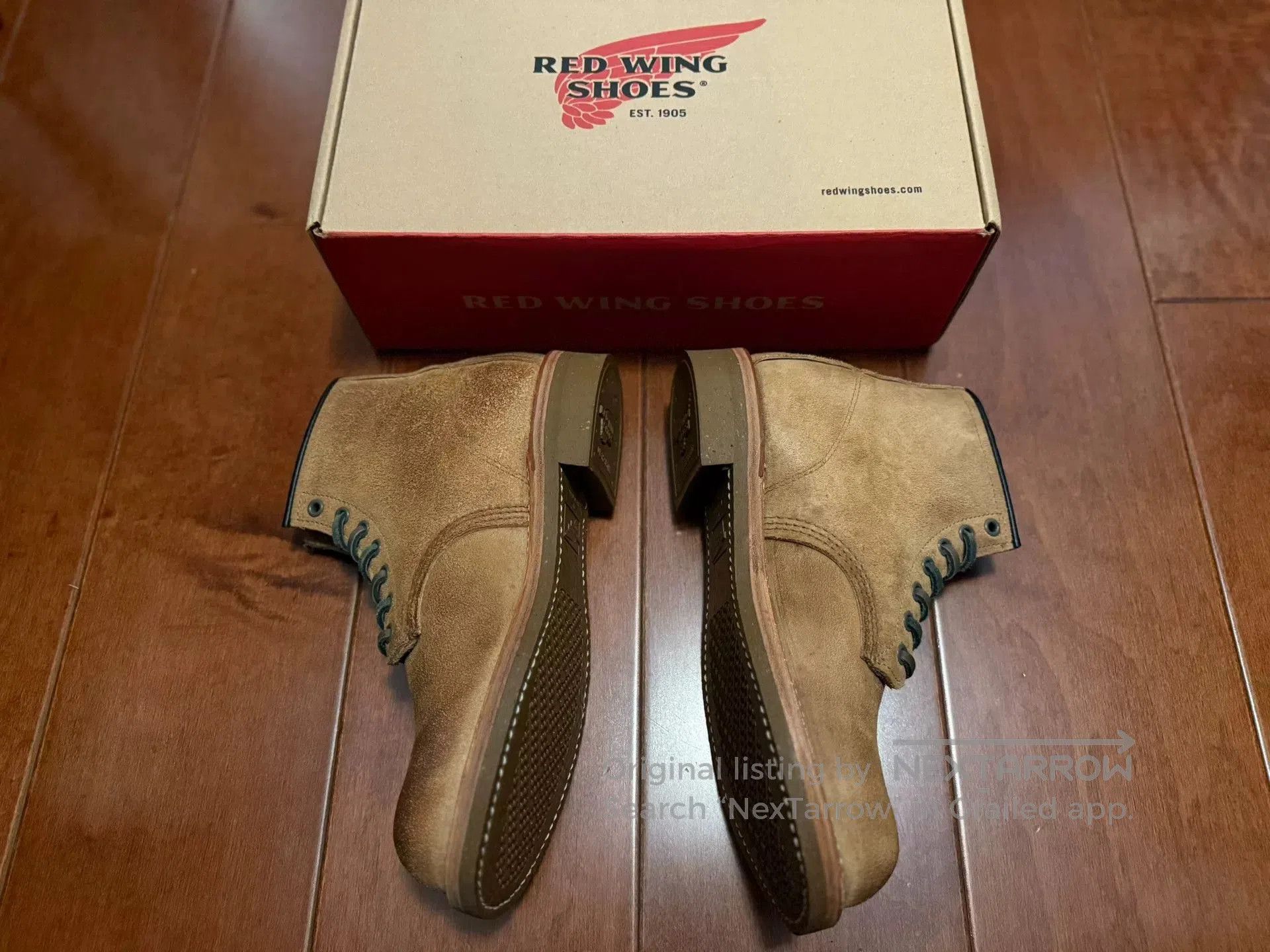 Red Wing Redwing 4619 NigelCabourn HarrisTweed Collaboration. Size US 8 / EU 41 - 2 Thumbnail