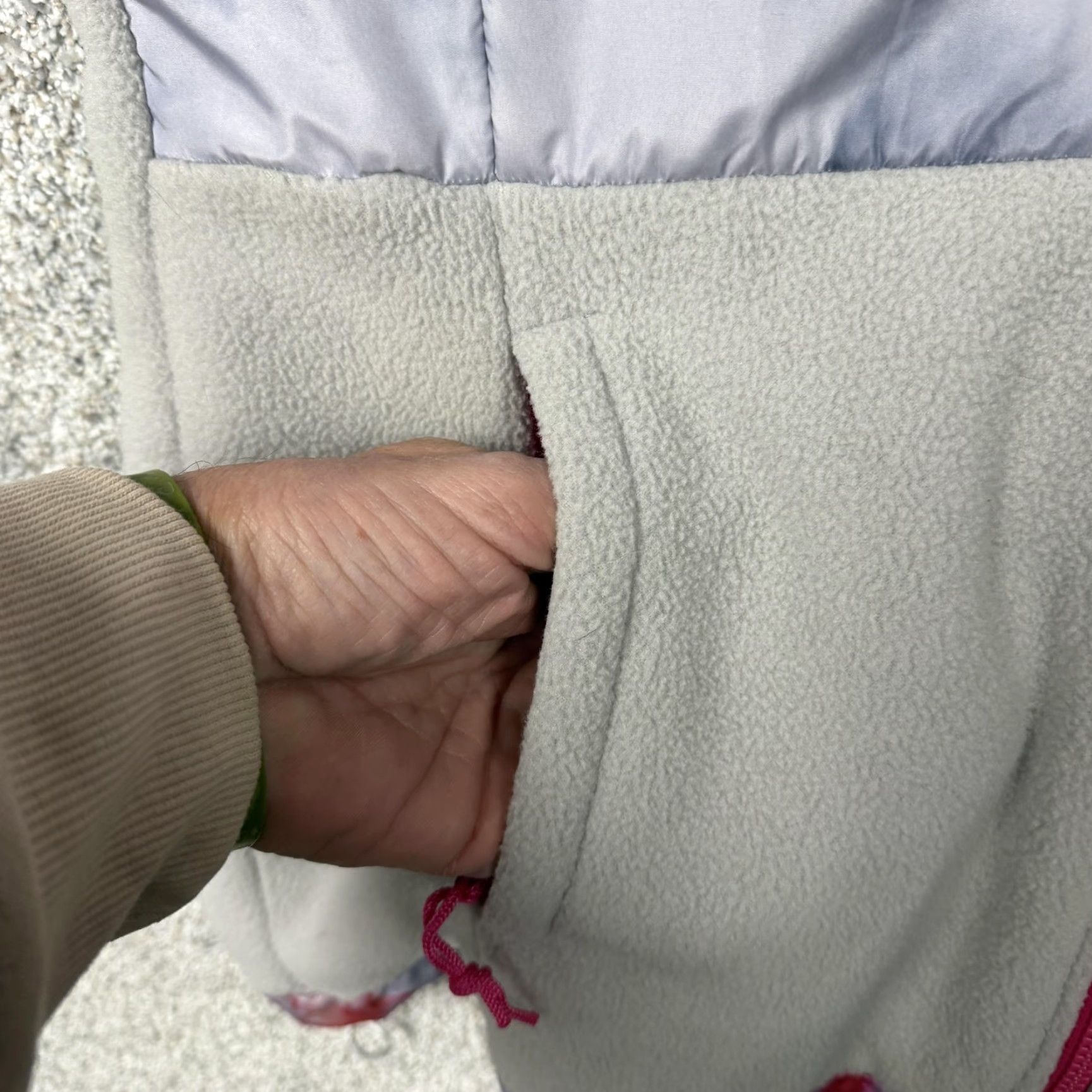 The North Face The North Face Jacket Womens XL Gray Pink Fleece Quilted Full Zip Warm Outdoor Size XL / US 12-14 / IT 48-50 - 5 Thumbnail