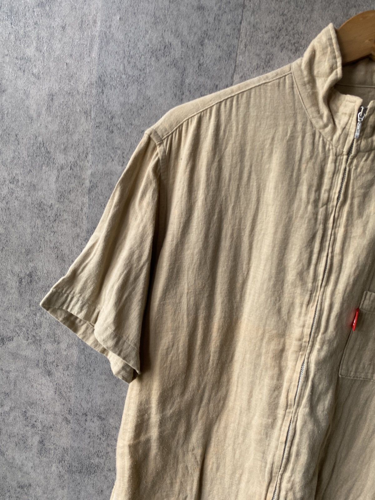 Yohji Yamamoto WXYZ By Yohji Yamamoto Zipper Shirt Size US L / EU 52-54 / 3 - 4 Thumbnail