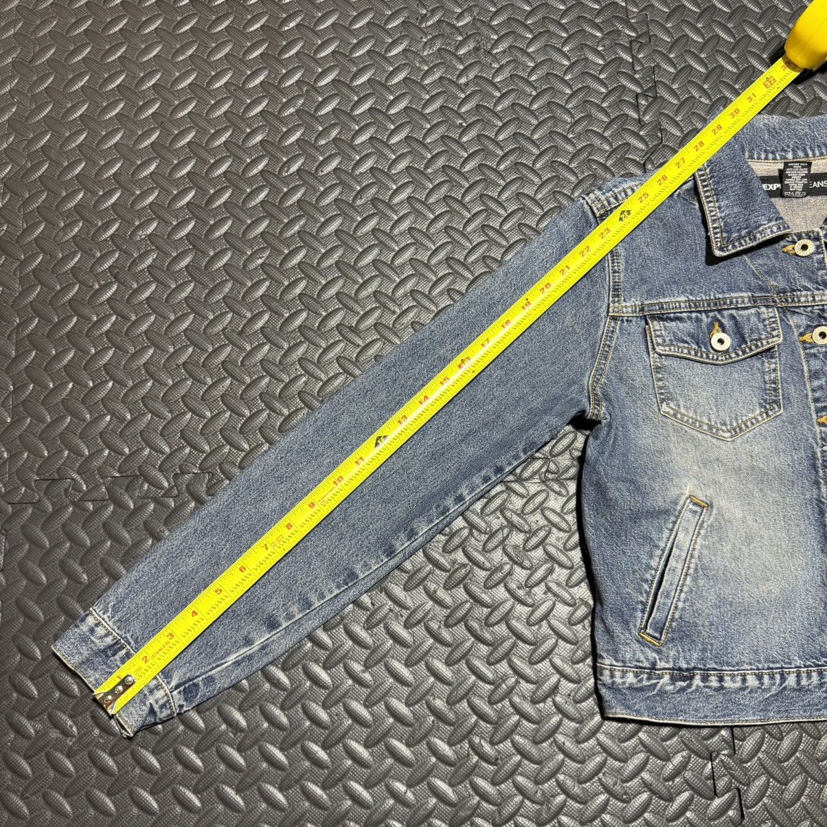 Express Vintage Express Jeans Denim Jacket Cropped Y2K USA Small Size S / US 4 / IT 40 - 10 Thumbnail
