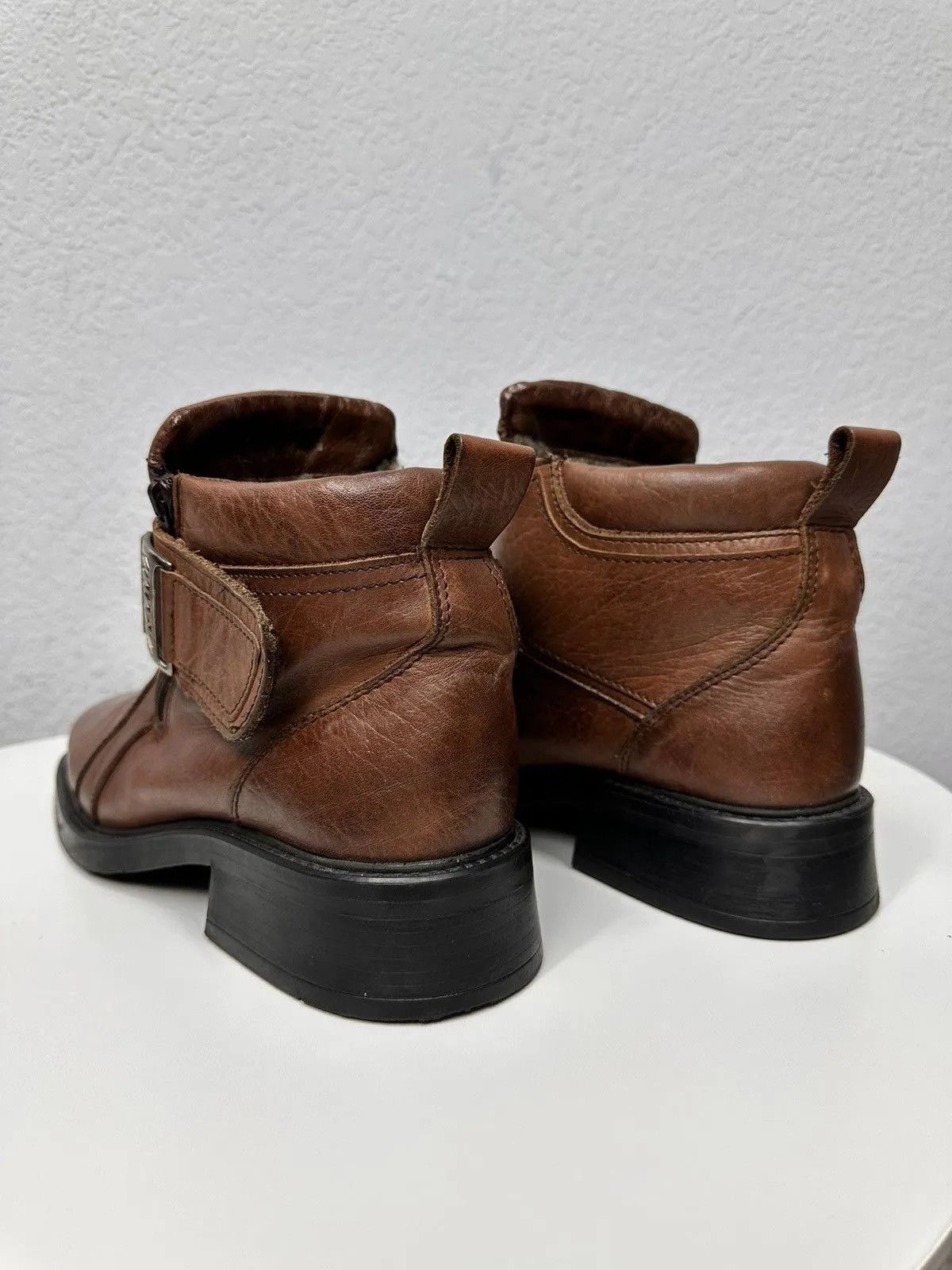 Other Vintage Leather Brown Boots Guidi AS 98 Style Y2K Size US 12 / EU 45 - 11 Thumbnail