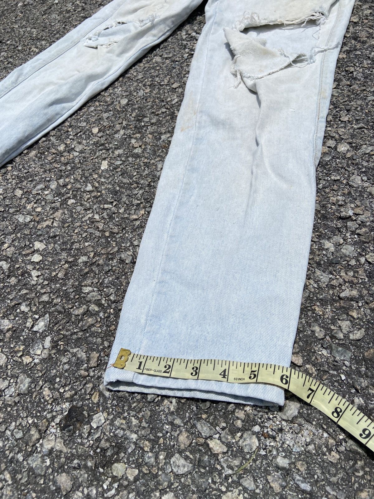 Marithe + Francois Girbaud × Vintage Distressed Marithe Francois Girboud Denim Size US 30 / EU 46 - 12 Thumbnail