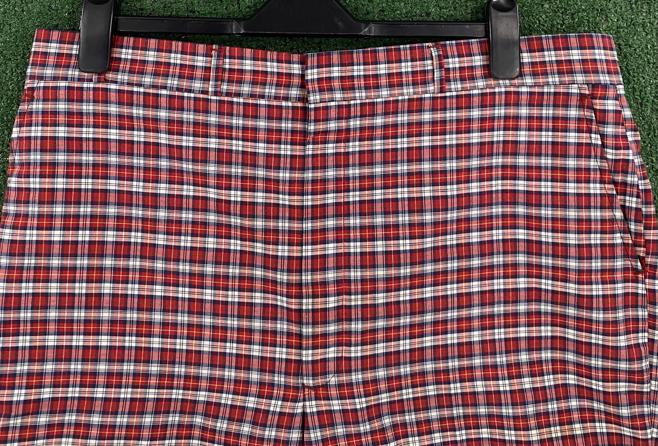 Vintage 70’s Higgins Plaid Slacks Shorts Men’s Size 38 USA Made Size US 38 / EU 54 - 2 Thumbnail