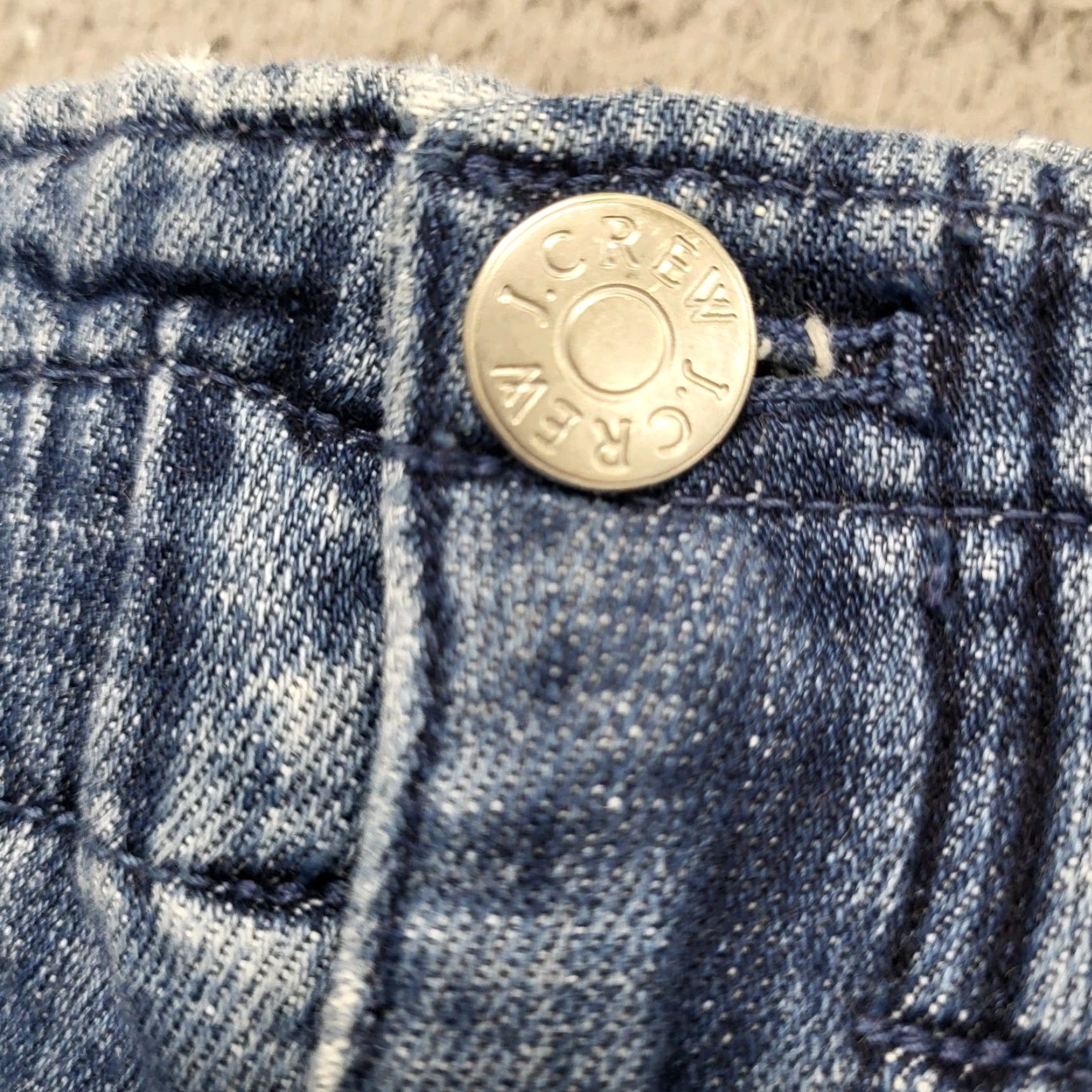 J.Crew VINTAGE J.CREW Capris Jeans Women's 31 Stretch Elastic Waist Wide Leg Medium Wash Denim Blue 5-Pocket Design Relaxed Fit Womens Size 24" / US 00 / IT 34 - 6 Thumbnail