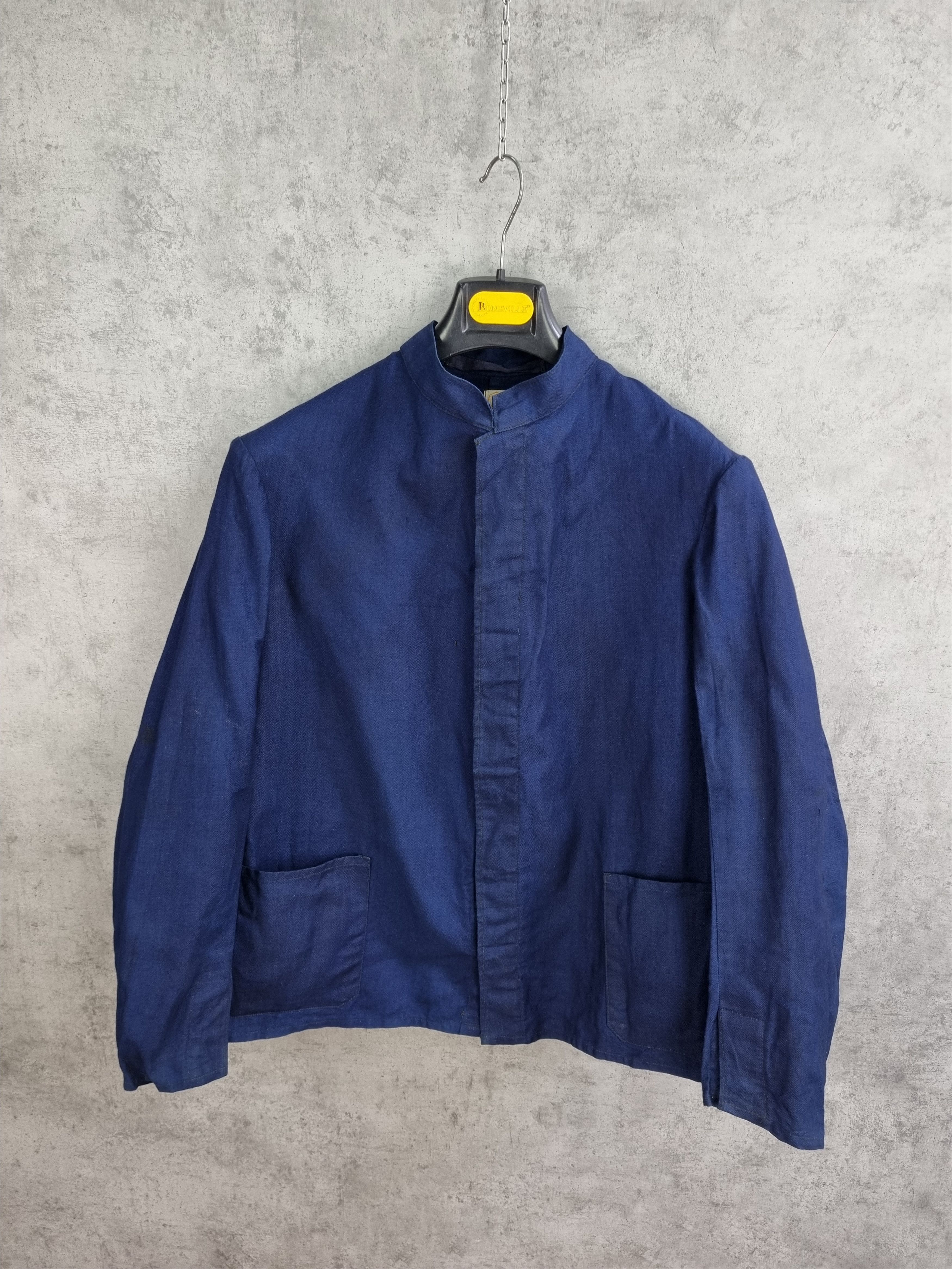 Le Laboureur × Vetra 80s Iconic Nehru Collar Worker German Jacket Size US M / EU 48-50 / 2 - 4 Thumbnail