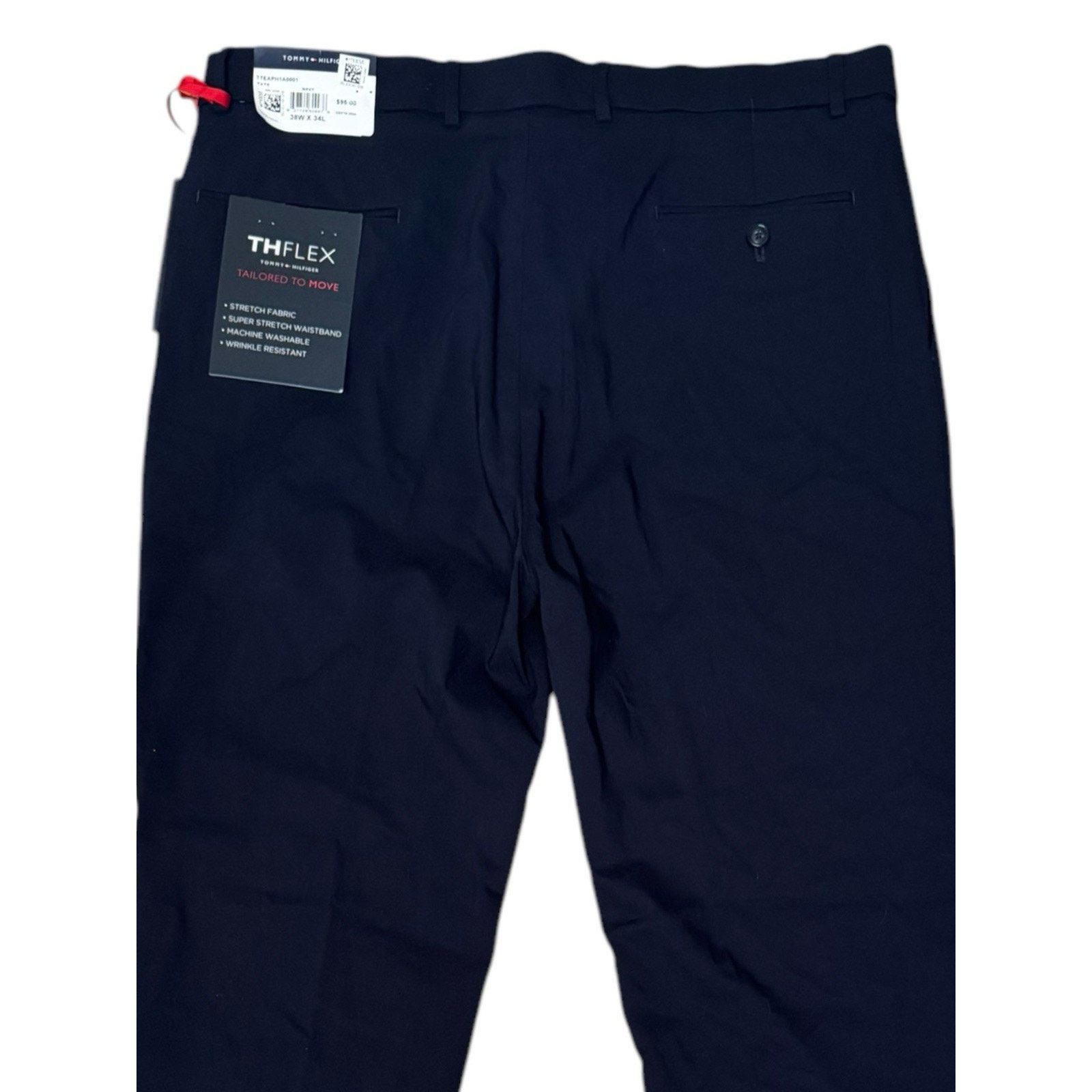Tommy Hilfiger Tommy Hilfiger NEW Pants Straight Leg The Flex Stretch Blue Size US 38 / EU 54 - 5 Thumbnail