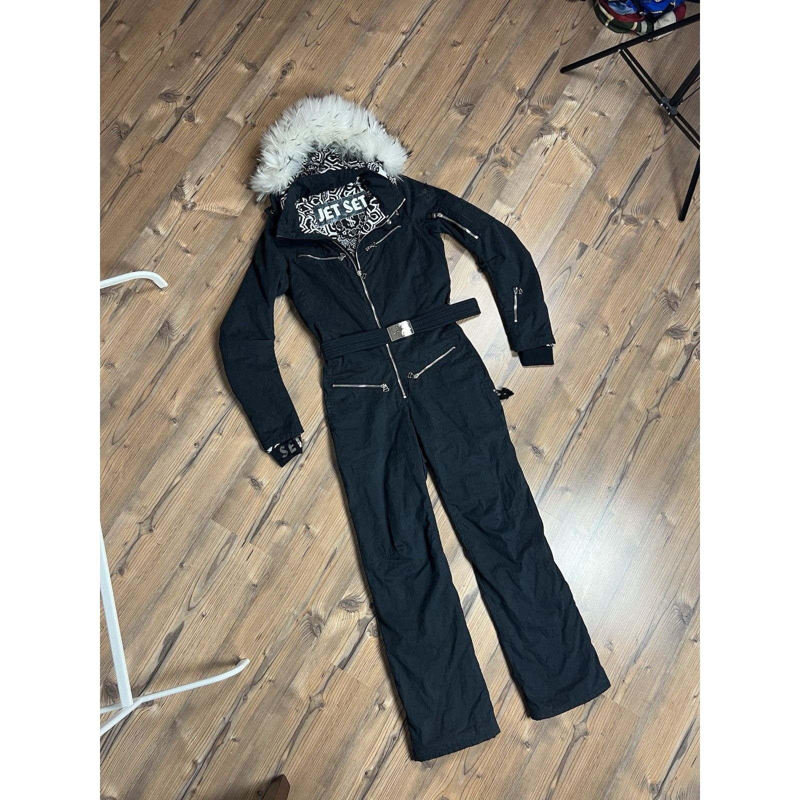 JET SET MINT! Jet Set Women`s Black Ski Overall Size 1 Size S / US 4 / IT 40 - 2 Thumbnail