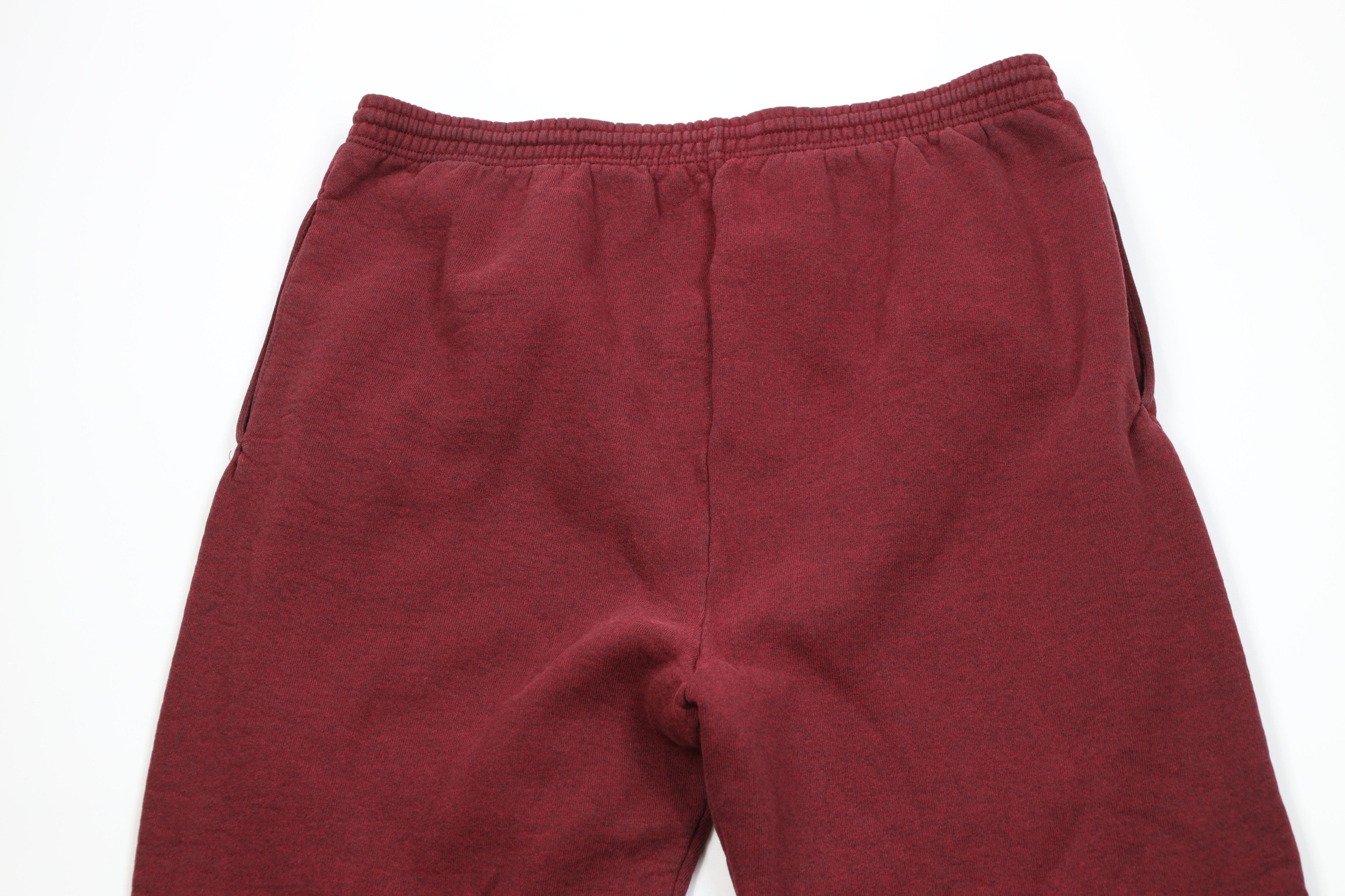 Vintage Vintage 90s Streetwear Heavyweight Sweatpants Joggers Red Size US 38 / EU 54 - 10 Thumbnail