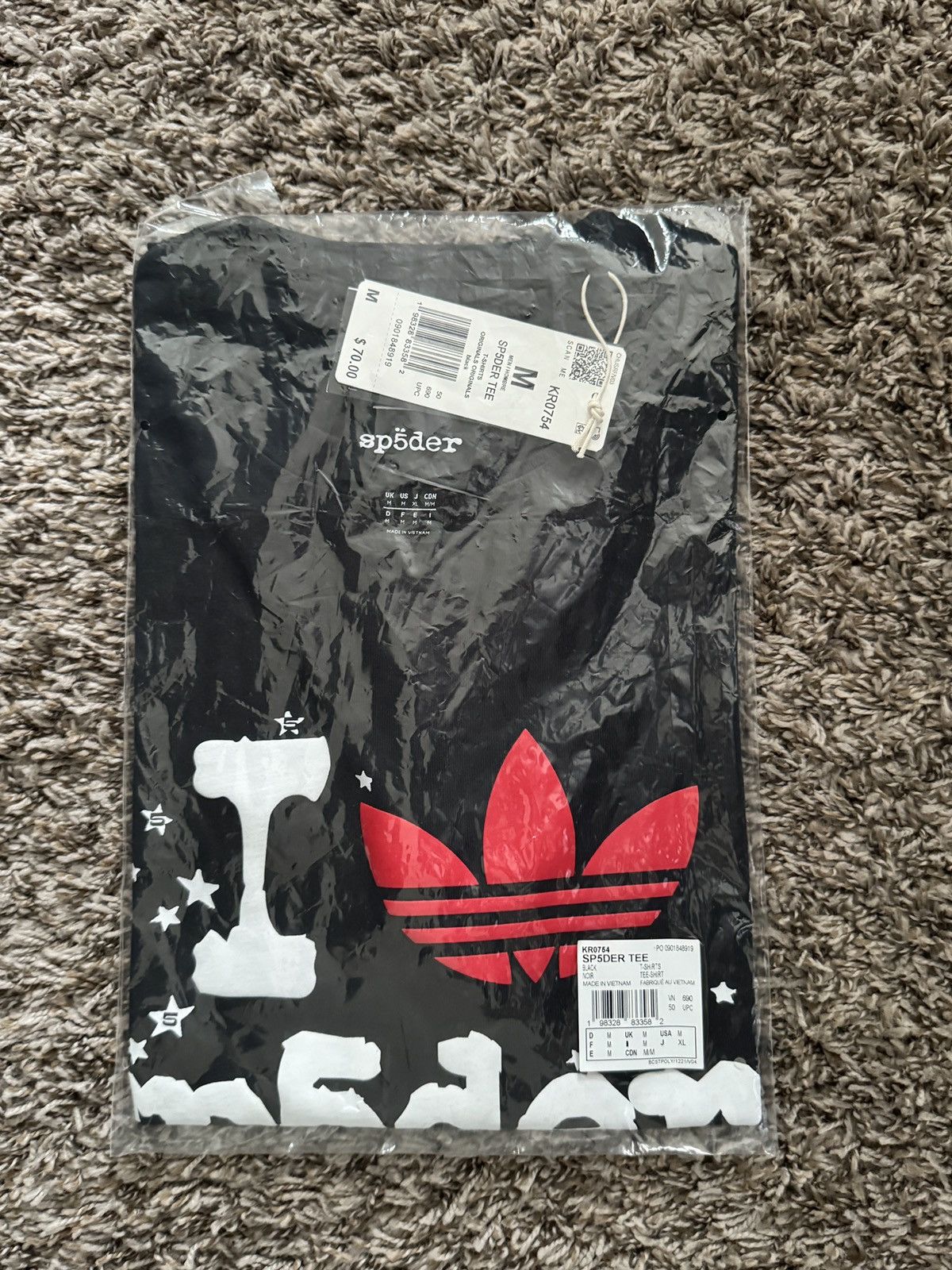 Sp5der Sp5der x Adidas Tee Size US M / EU 48-50 / 2 - 1 Thumbnail