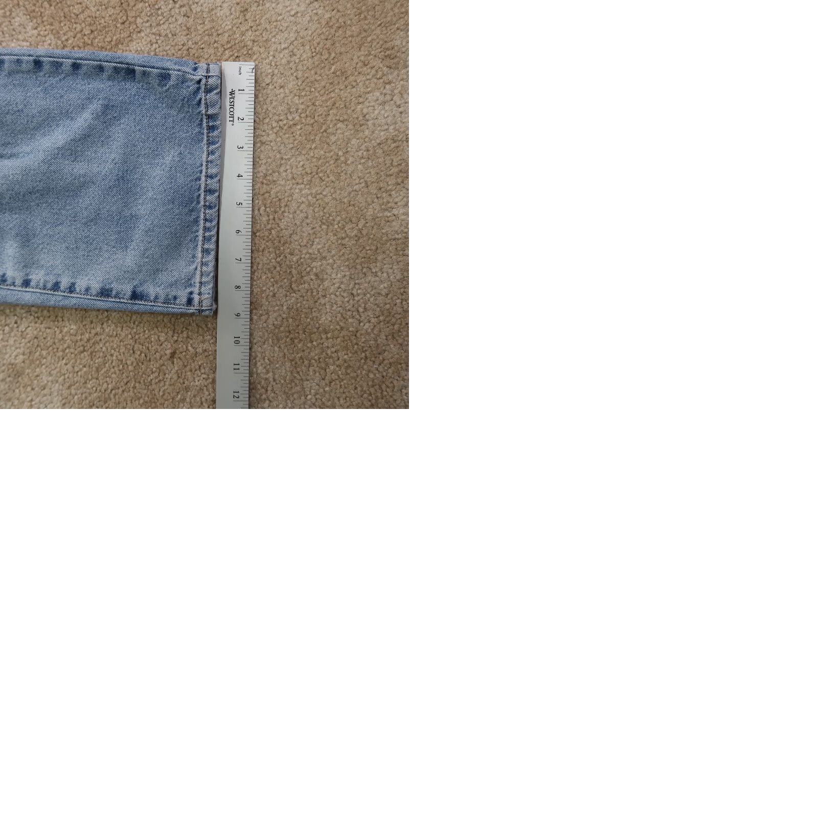 Vintage Hidden Jeans Women 24 Blue Denim Wide Leg High Rise 5-Pocket Logo rips Button Zip Vintage No Size 42" / US 20 - 9 Thumbnail