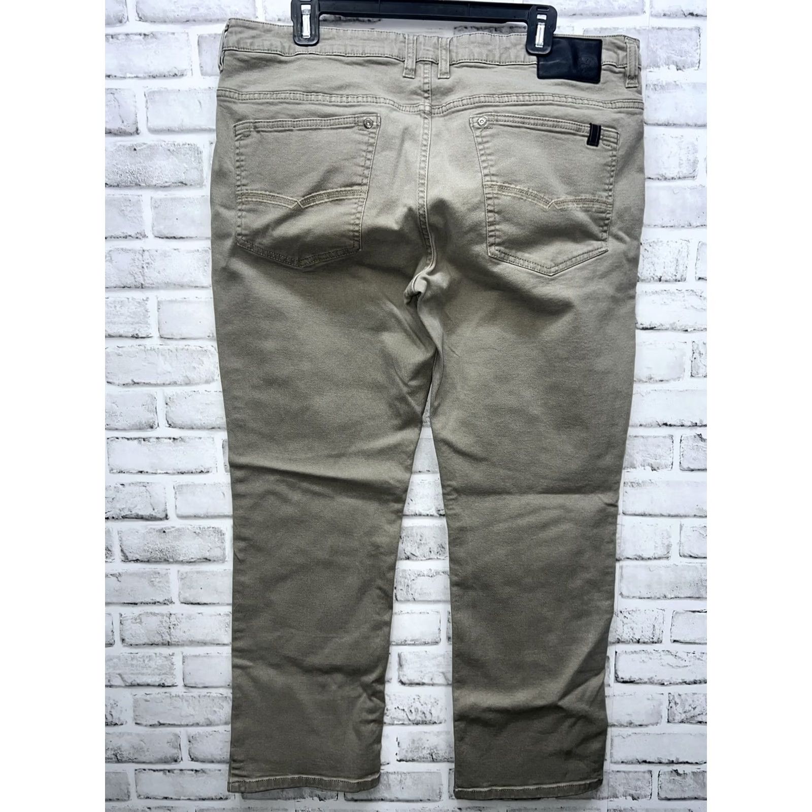Buffalo David Bitton Buffalo by David Bitton Beige Pants Mens Size 38x30 Chino Regular Beige Mens Size US 38 / EU 54 - 4 Thumbnail