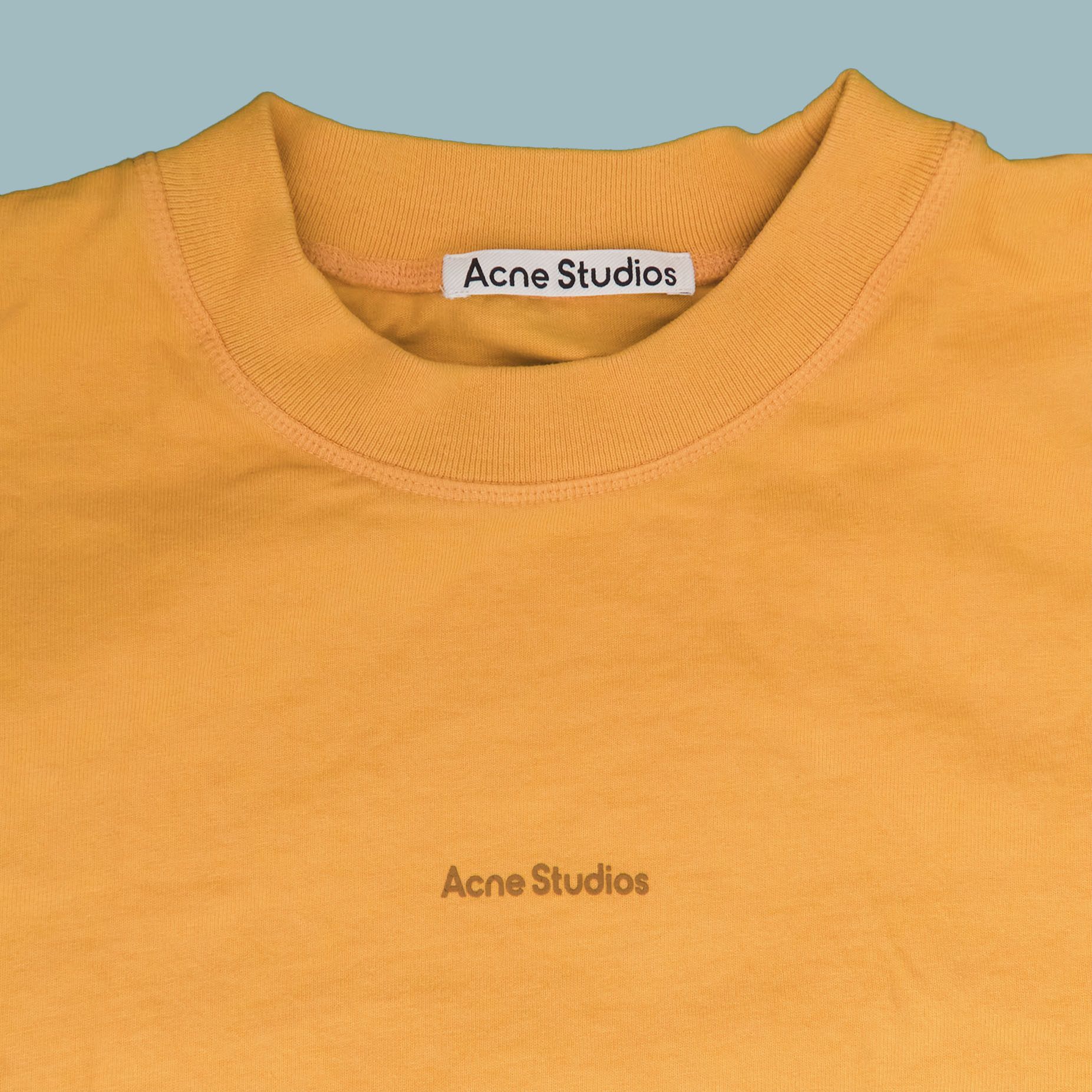 Acne Studios *BNWOT* ACNE STUDIOS Long-sleeve oversized yellow t-shirt Size US L / EU 52-54 / 3 - 1 Thumbnail