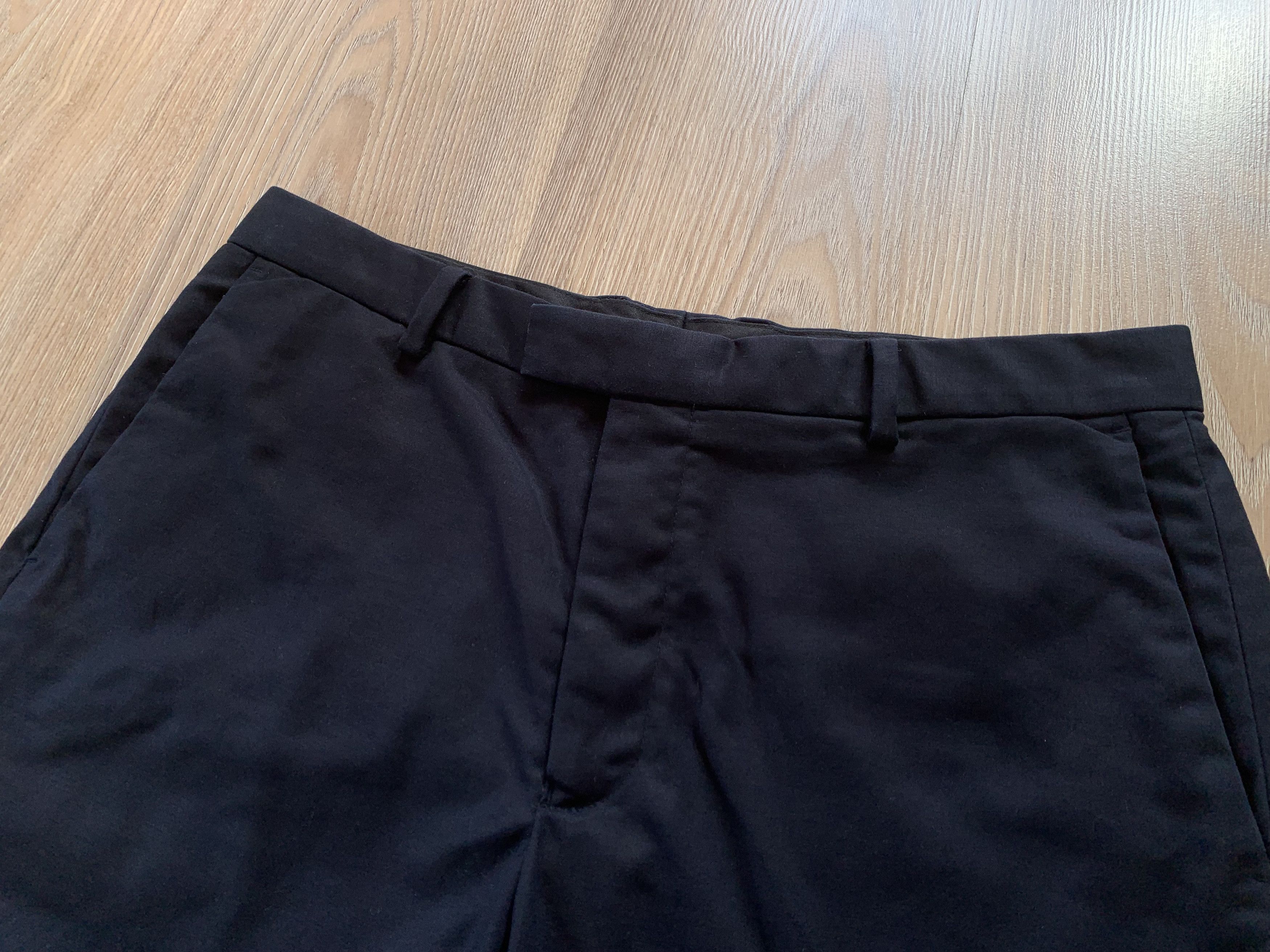 Designer Reiss Classic Cotton Navy Blue Shorts Size US 34 / EU 50 - 4 Thumbnail