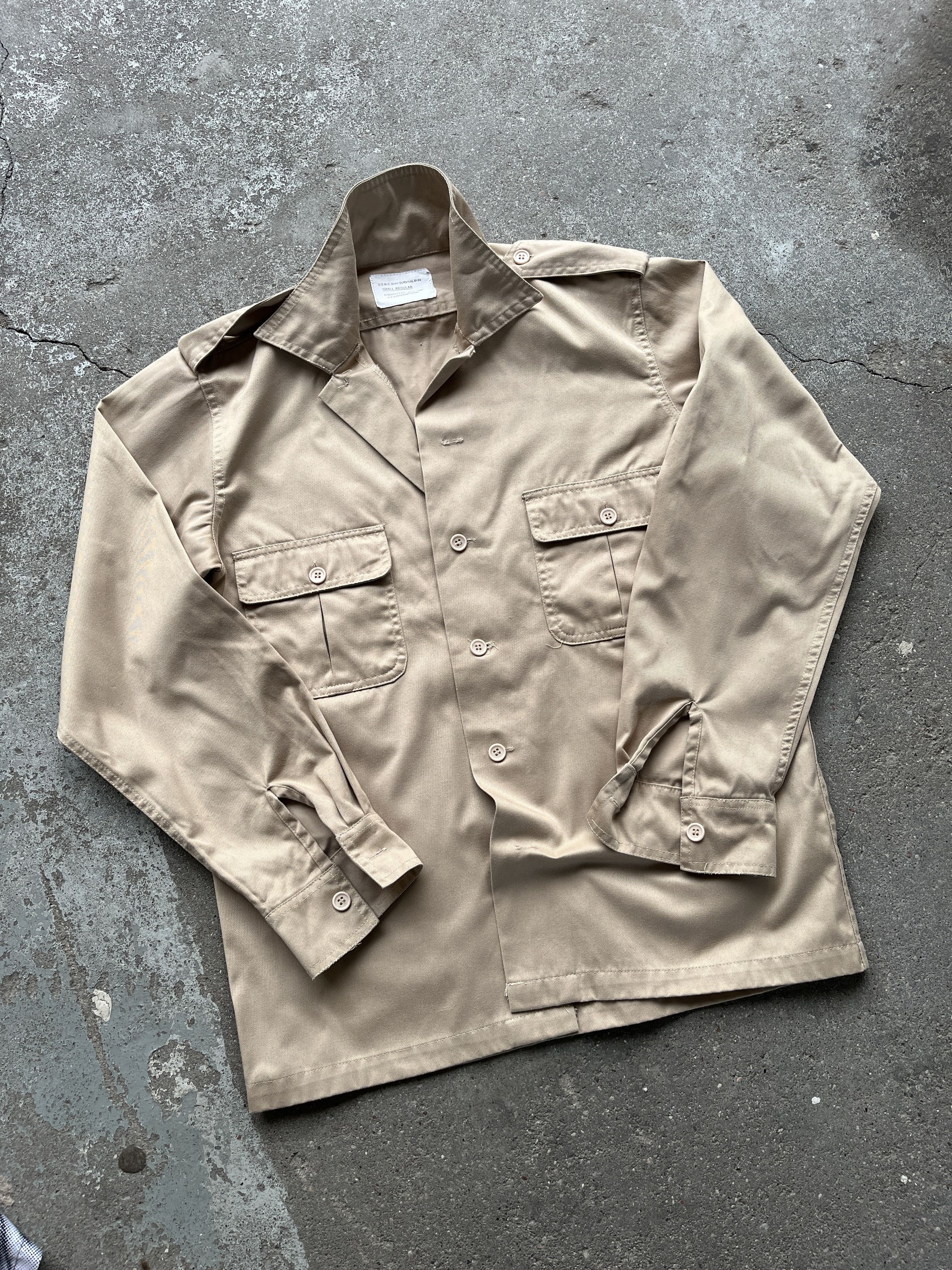 Other Cream US Army military shirt jacket Size US M / EU 48-50 / 2 - 1 Thumbnail