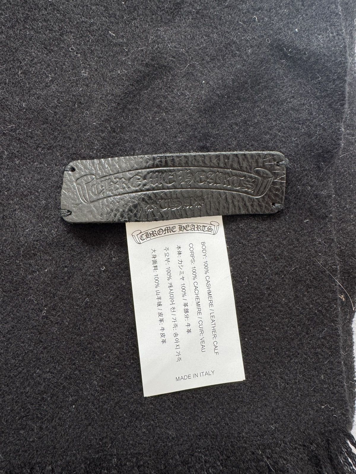 Chrome Hearts Chrome Hearts 100% Cashmere throw Size ONE SIZE - 3 Thumbnail