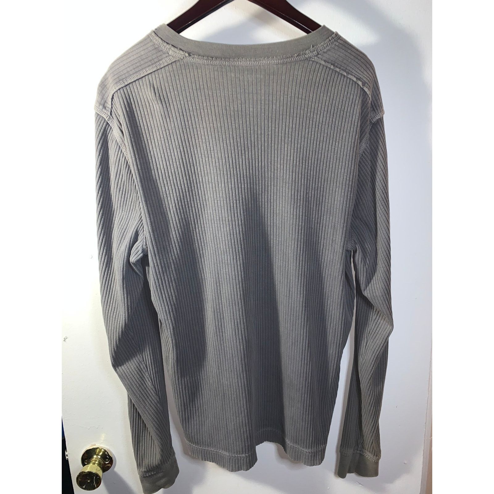Calvin Klein Calvin Klein Jeans Dark Gray V-Neck Henley Men’s XL Size US XL / EU 56 / 4 - 12 Thumbnail