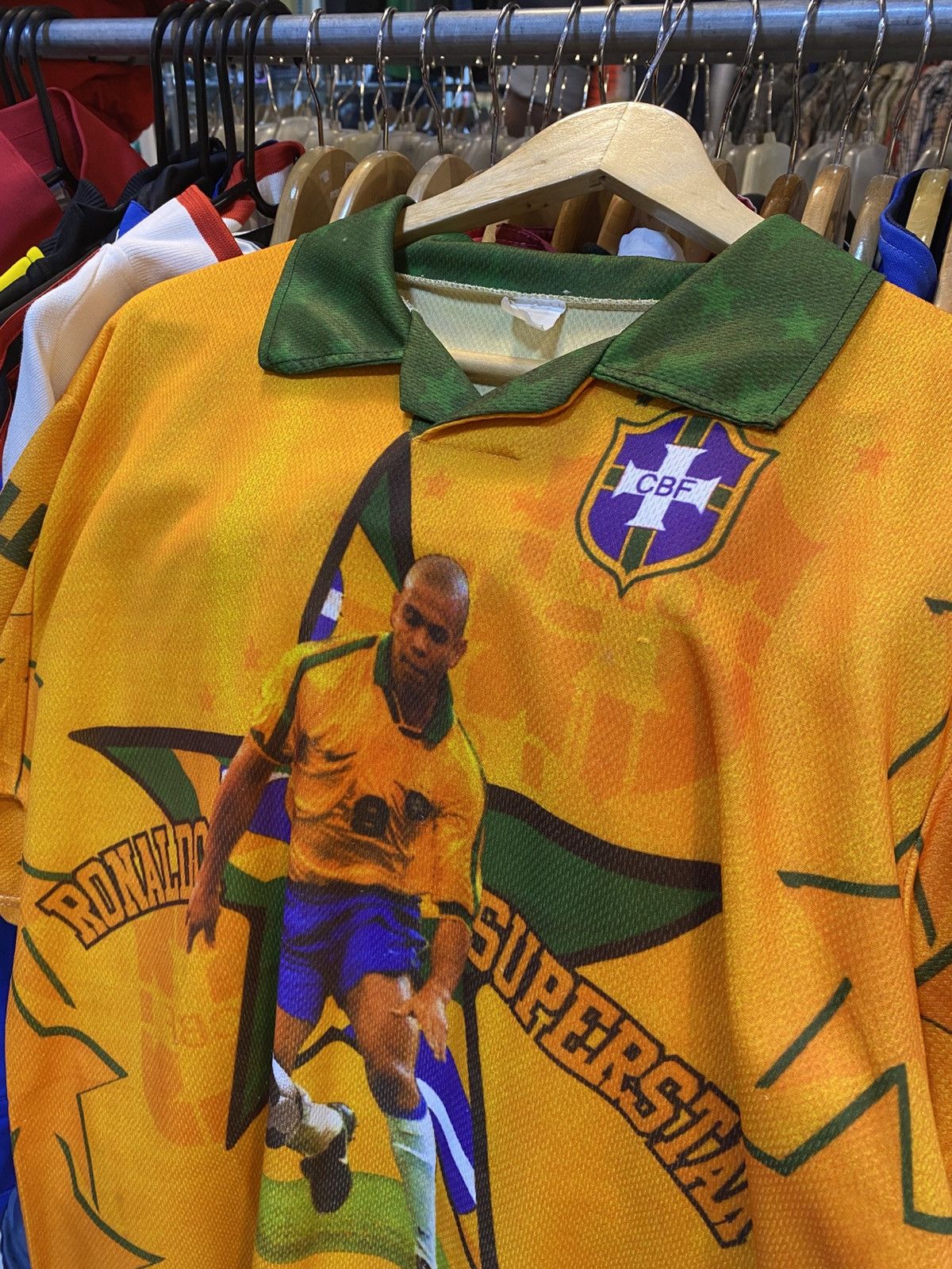 Other Vintage R9 Brazil Jersey Size US L / EU 52-54 / 3 - 2 Thumbnail