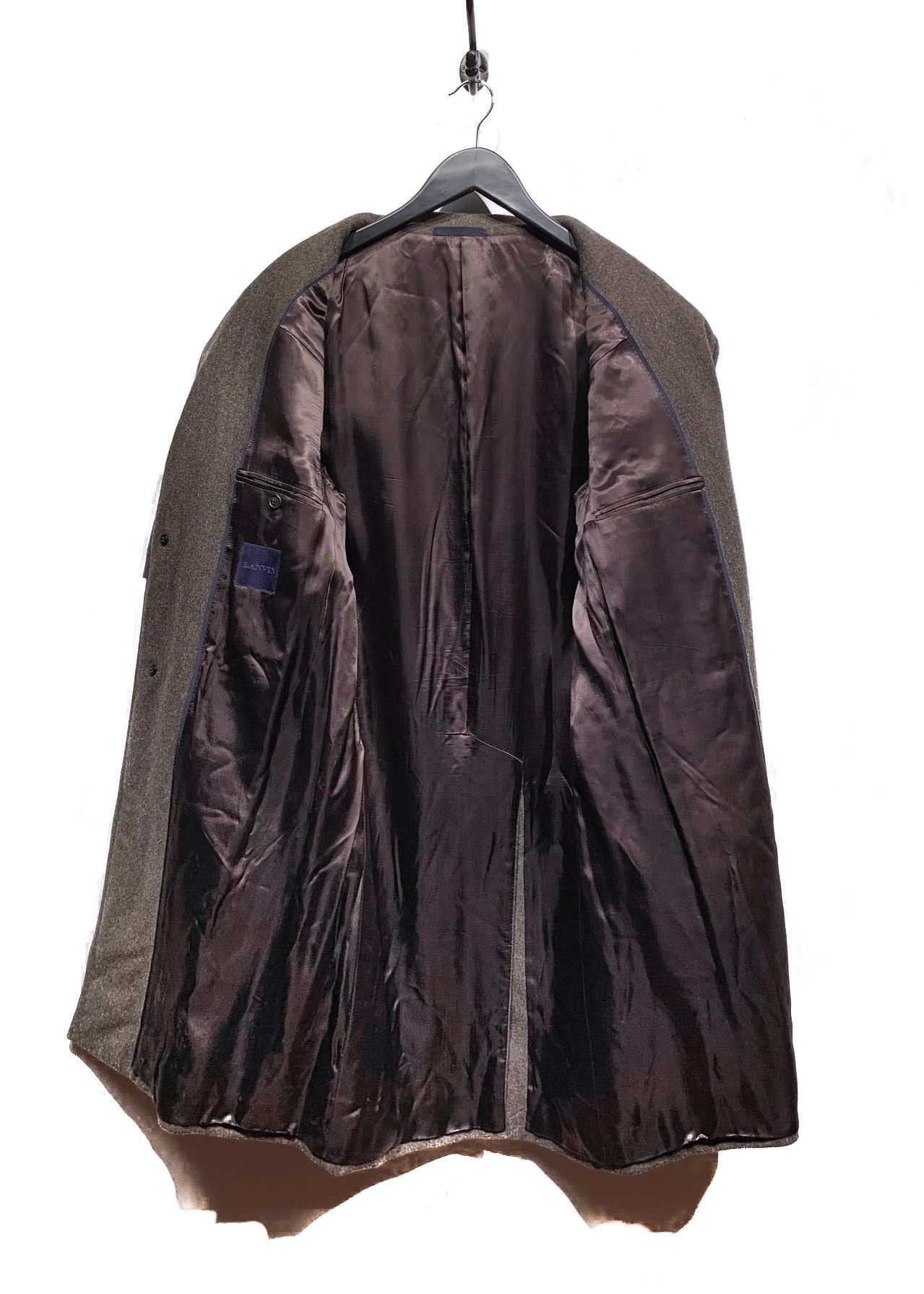 Lanvin Lanvin Brown Wool Blend Top-coat Size US S / EU 44-46 / 1 - 4 Thumbnail