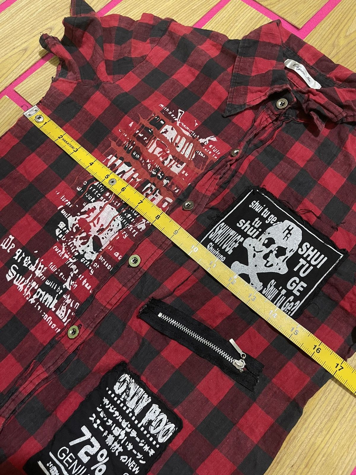 If Six Was Nine Y2K CHYAN IN short sleeve shirt skull ifsix style Size M / US 6-8 / IT 42-44 - 10 Thumbnail