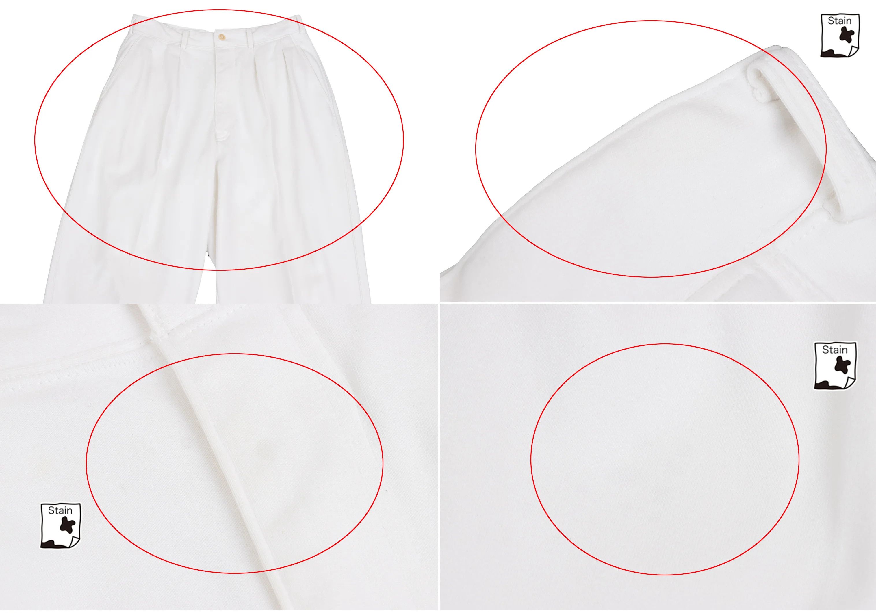 Comme des Garcons Homme Plus Cotton Center Seam Tapered Pants Off White Size S Size US 30 / EU 46 - 2 Thumbnail