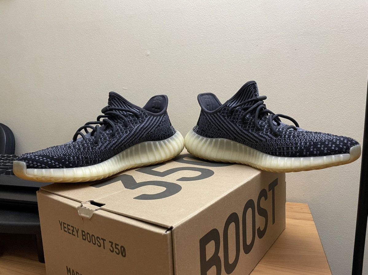 Adidas × Yeezy Yeezy Boost 350 Carbon Size US 10 / EU 43 - 4 Thumbnail