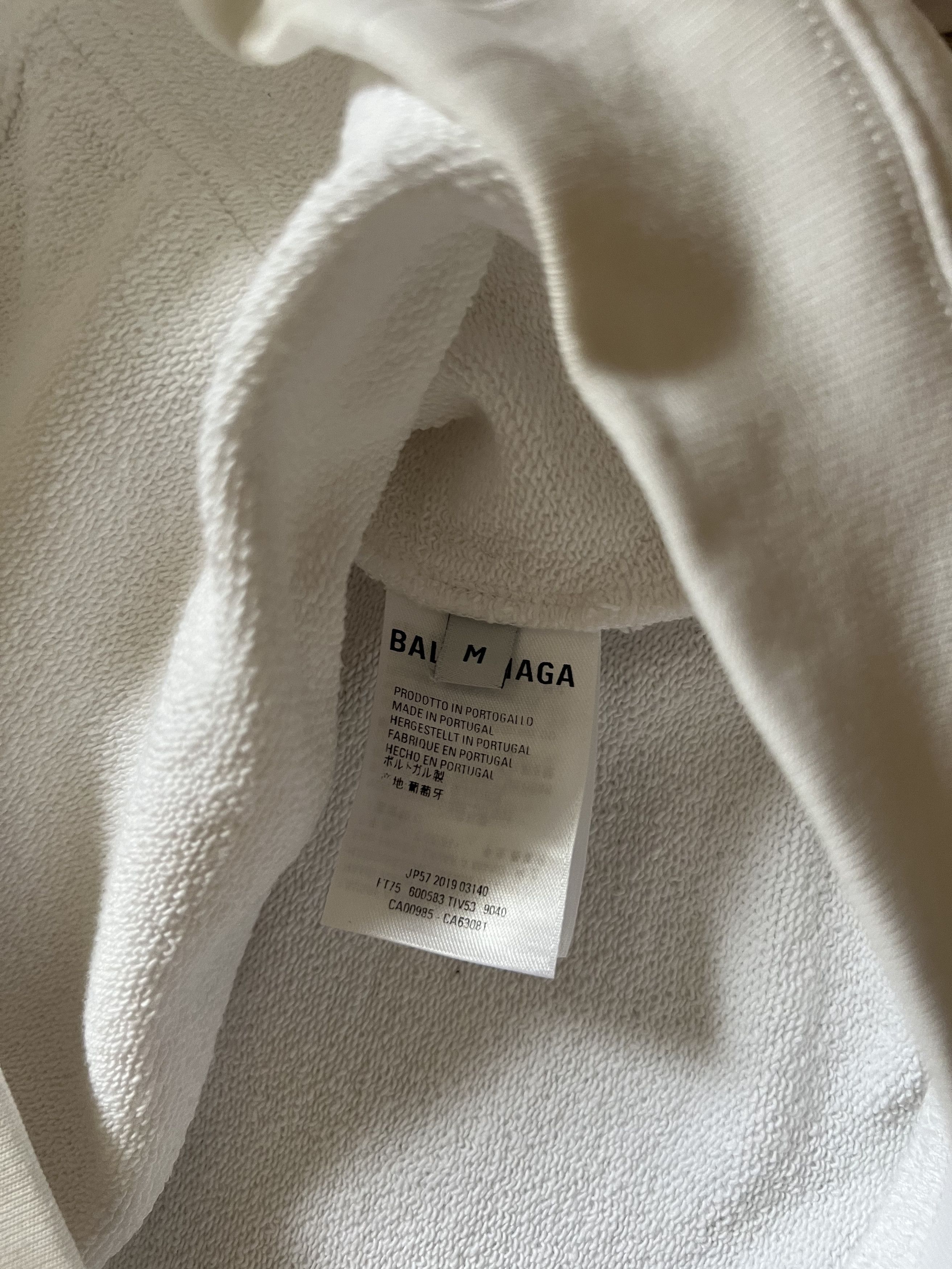 Balenciaga Balenciaga Campaign Logo Oversized White Hoodie Size US M / EU 48-50 / 2 - 5 Thumbnail