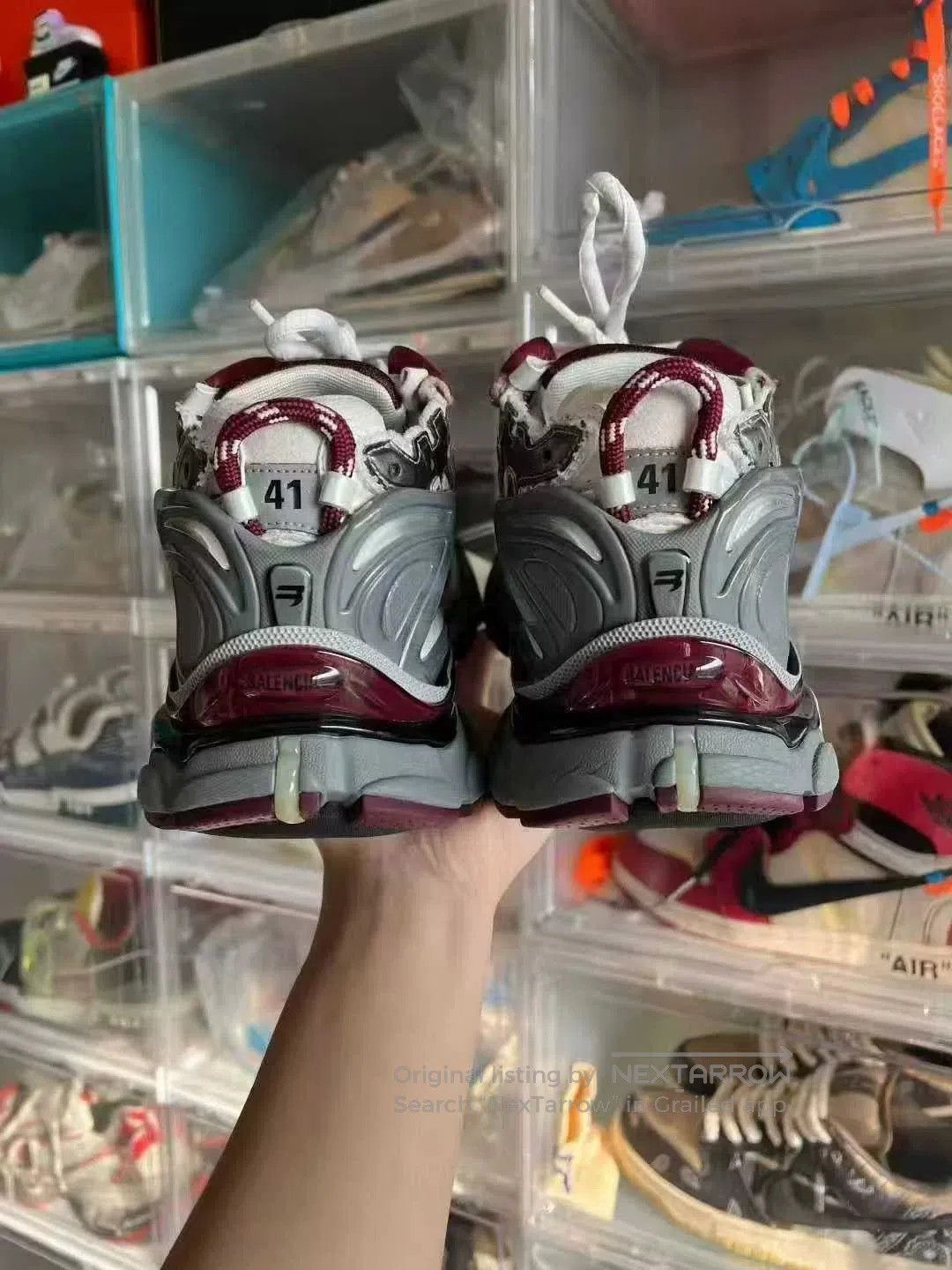 Balenciaga balenciaga runner burgundy sports shoes size 41. Size US 10 / EU 43 - 5 Thumbnail