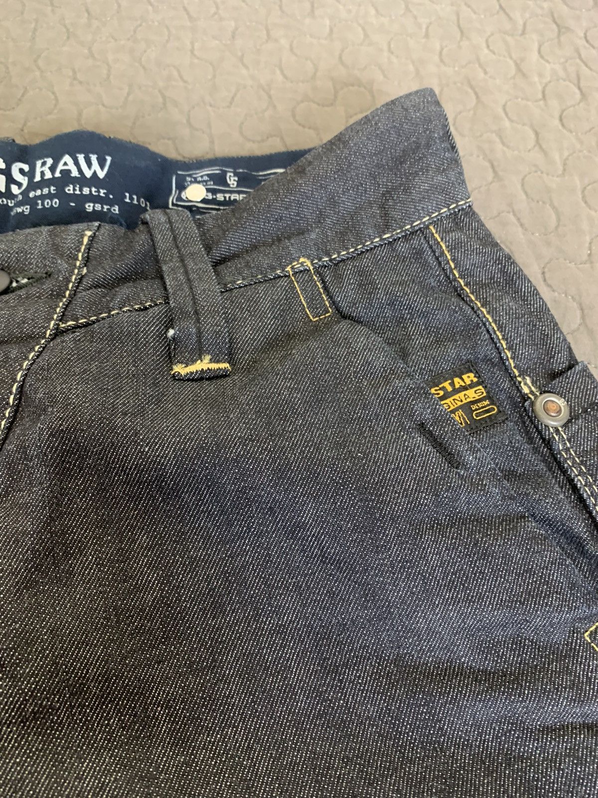 G-Star G Star Raw Denim Jeans Size US 30 / EU 46 - 9 Thumbnail
