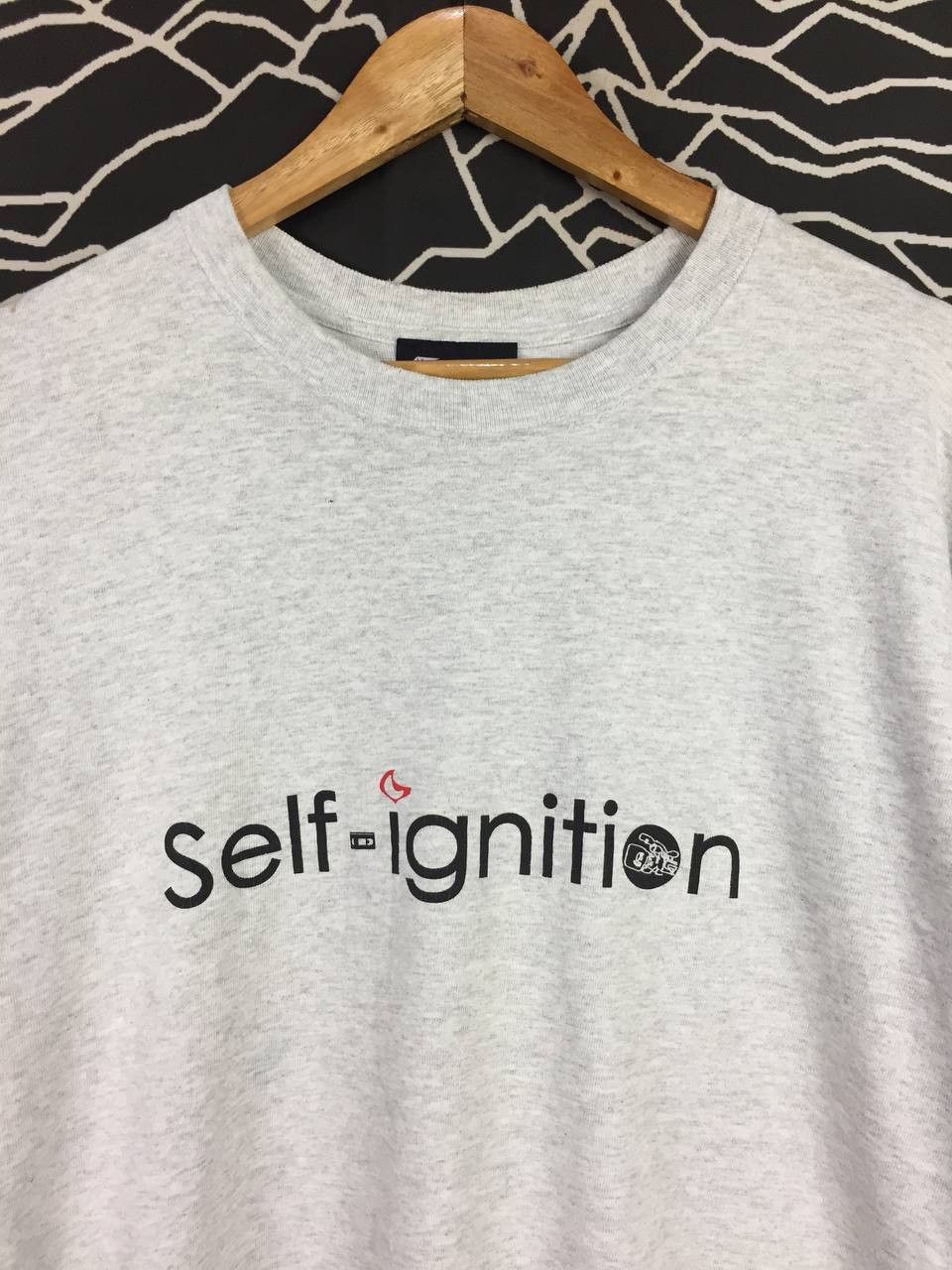Vintage Vtg Y2K Outerwear Self-ignition Japanese Streetwear Tee Size US L / EU 52-54 / 3 - 3 Thumbnail