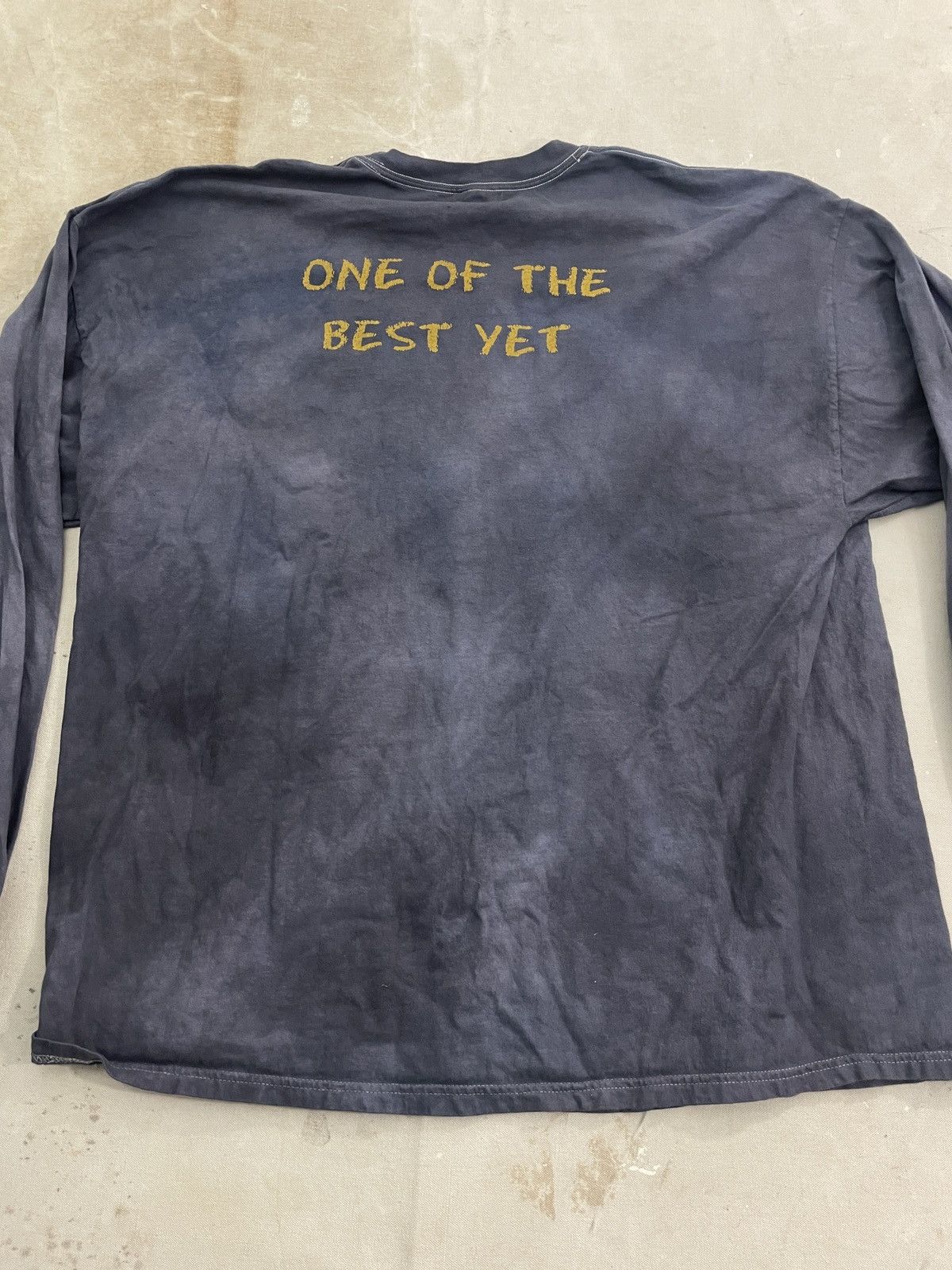 Vintage GangStarr ONE OF THE BEST YET overdyed Longsleeve tee XLXXL Size US XL / EU 56 / 4 - 7 Thumbnail