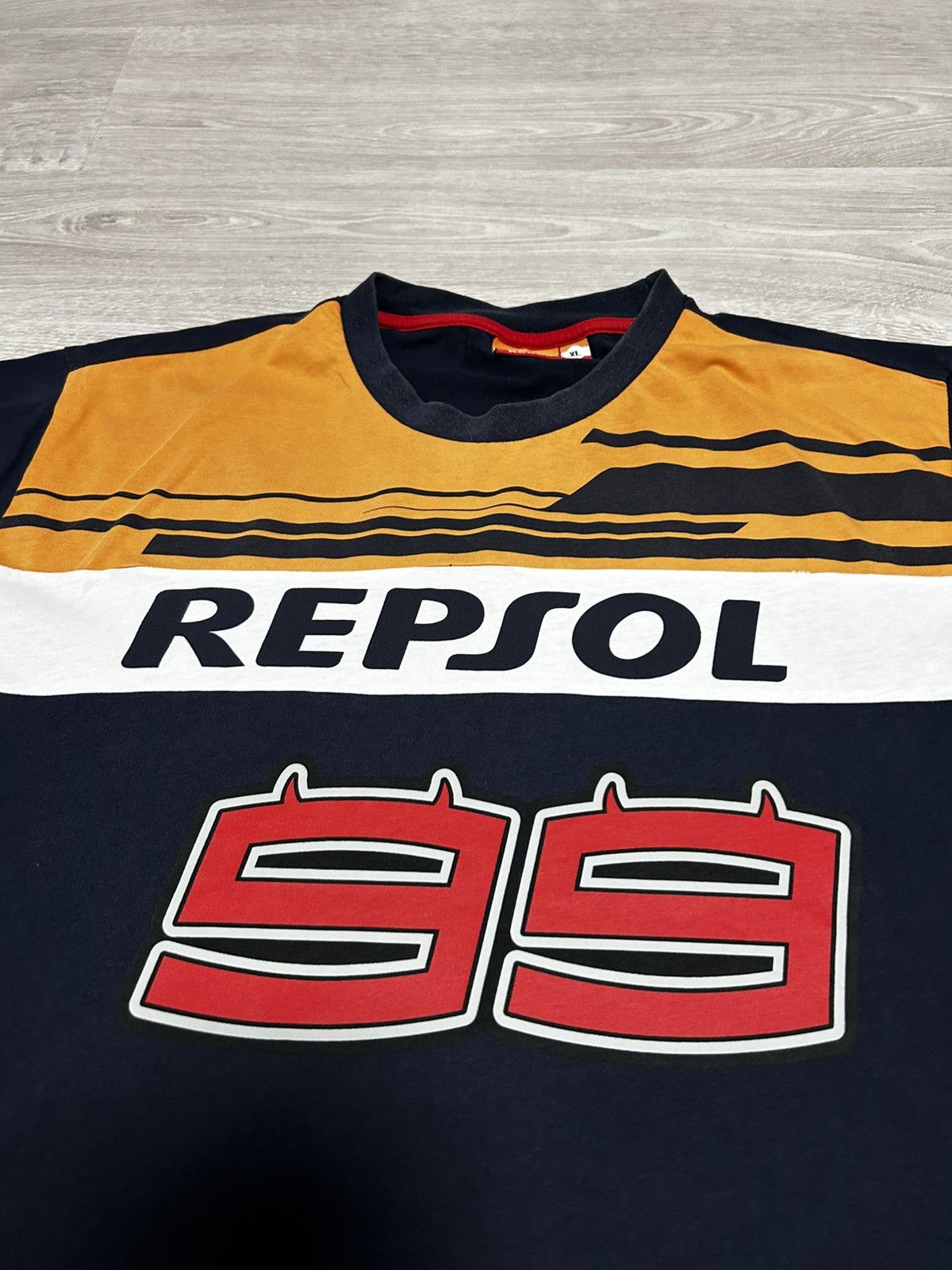 Honda Vintage Honda Repsol Jersey Moto GP T-shirt 99# Size US XL / EU 56 / 4 - 3 Thumbnail