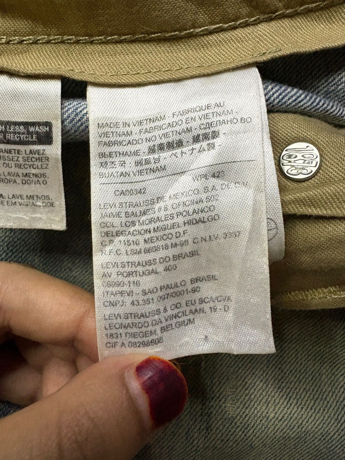 Levi's Vintage Y2k Levis 514 Mud Wash Distress Loose Baggy Jeans Size US 35 - 11 Thumbnail