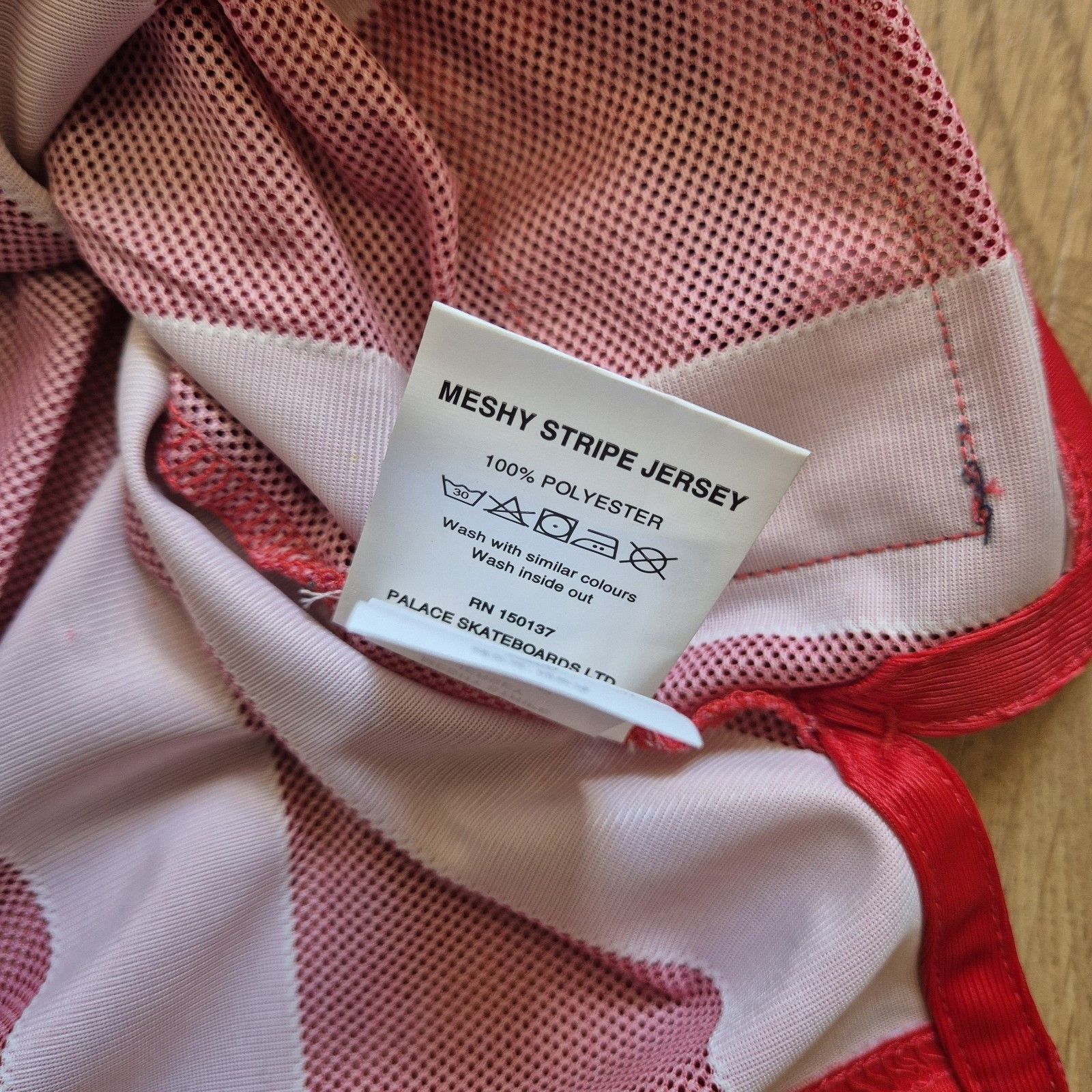 Palace Palace Meshy Stripe Jersey Medium Red Navy Brand New FW24 Size US M / EU 48-50 / 2 - 5 Thumbnail