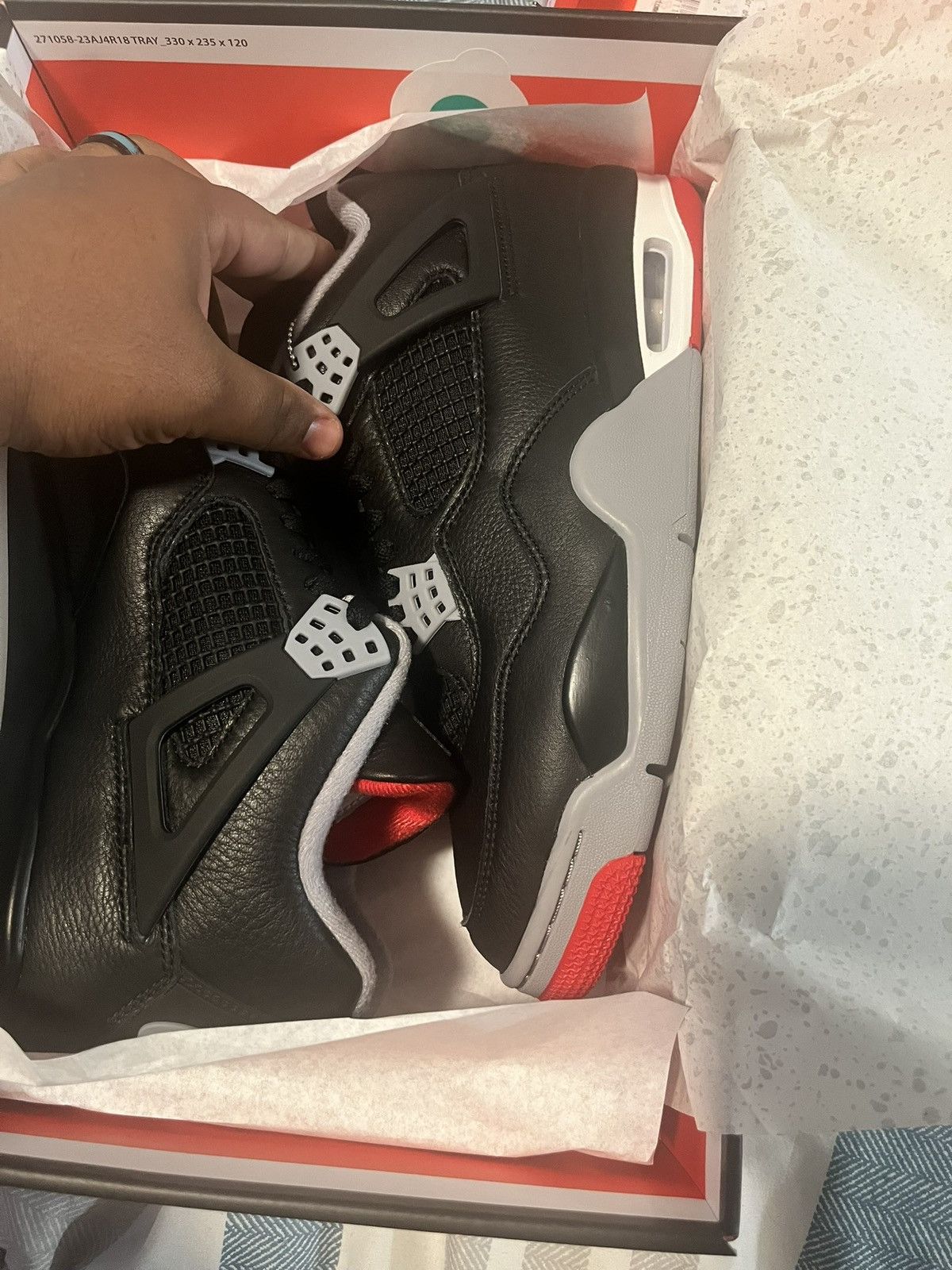 Jordan Brand Jordan IV Bred Reimagined Size US 10 / EU 43 - 9 Thumbnail