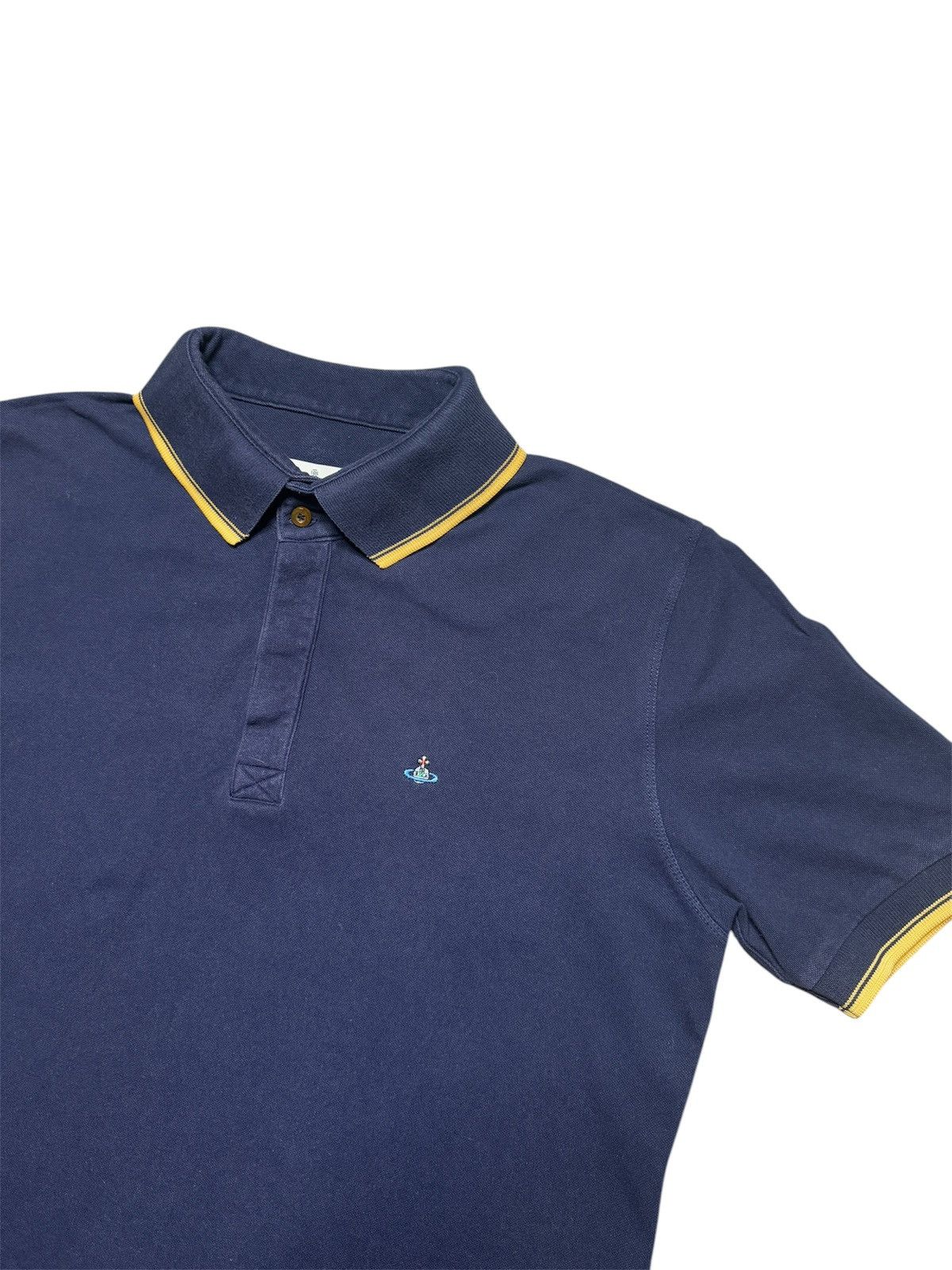 Designer × Vivienne Westwood Vivienne Westwood Polo Shirt Embroidered Logo Size US XL / EU 56 / 4 - 3 Thumbnail