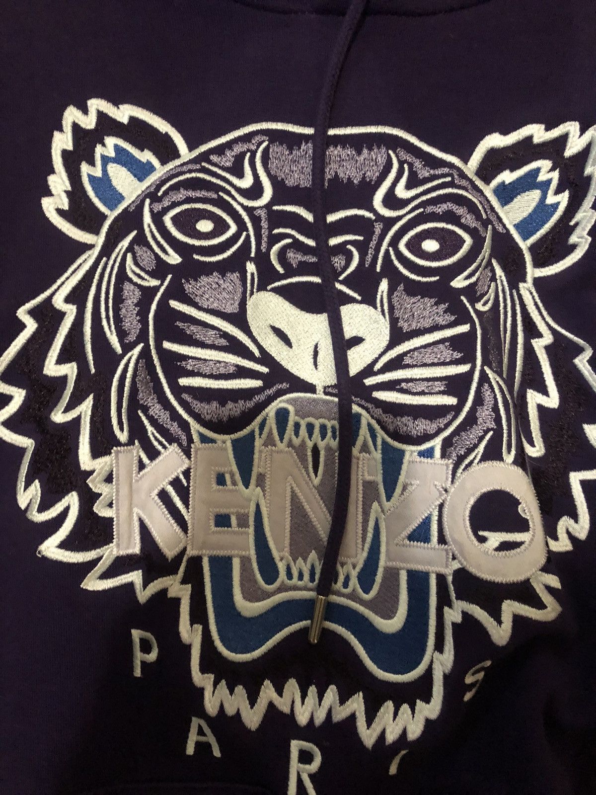 Kenzo Purple Kenzo Tiger hoodie Size US M / EU 48-50 / 2 - 2 Thumbnail