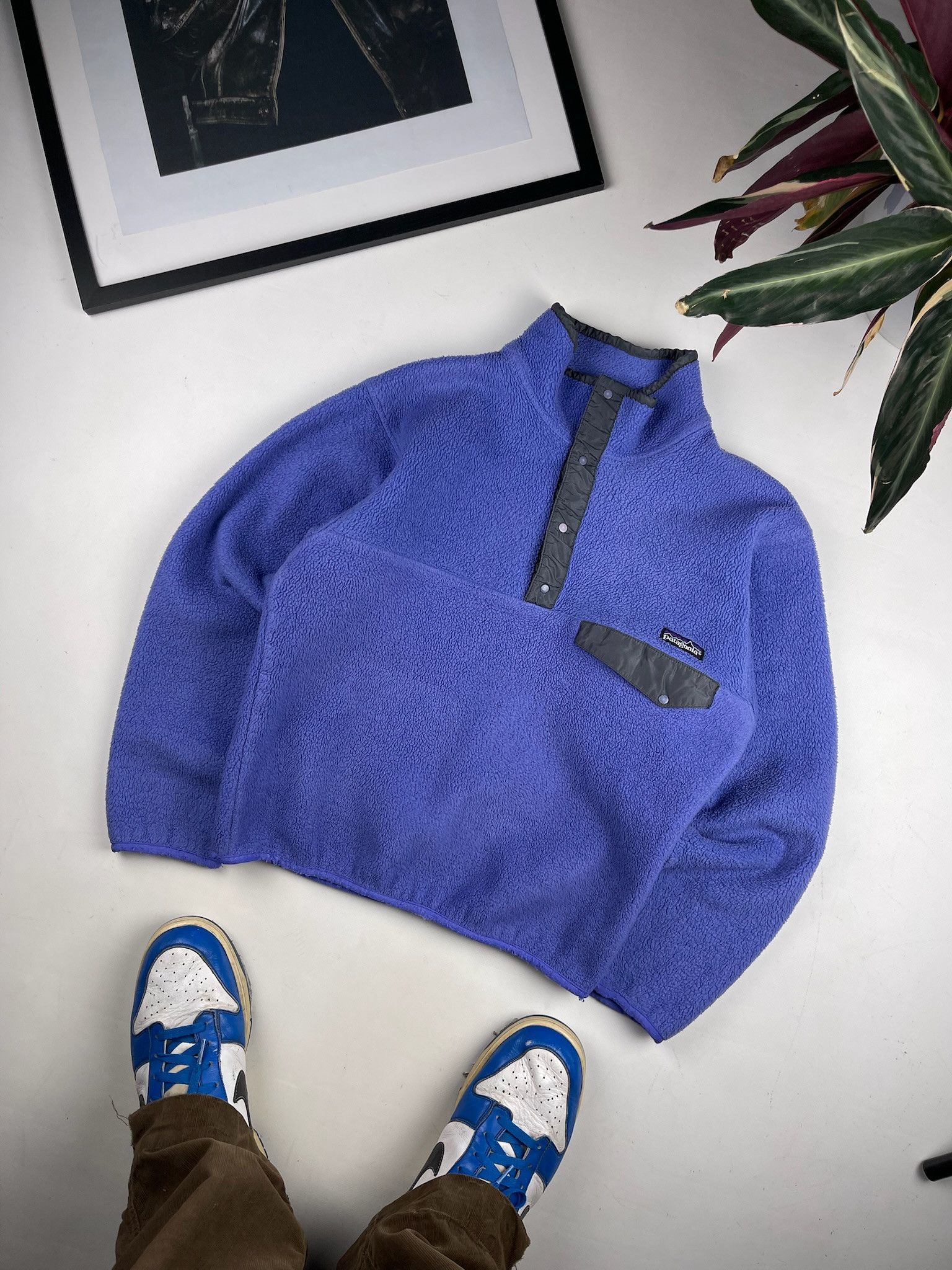 Patagonia ⚡Super Rare Patagonia Mars Acu Reversible Snap T Fleece