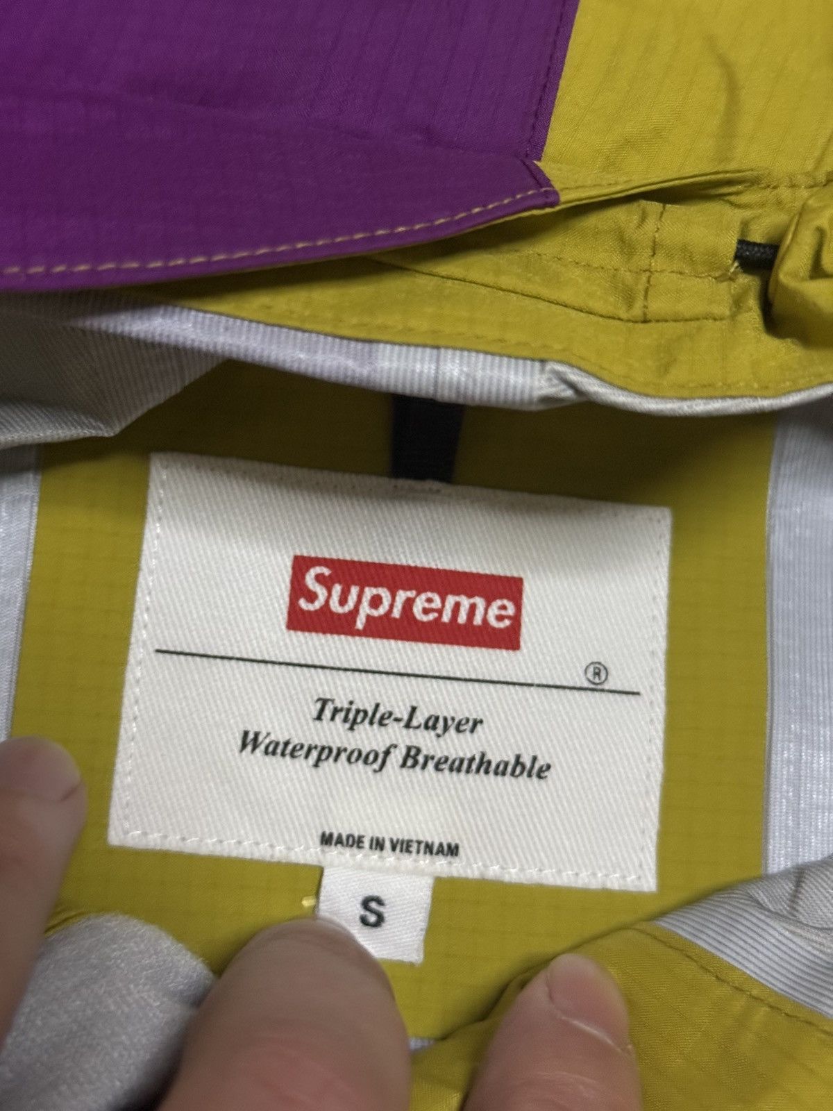 Supreme Supreme taped seam jacket size small Size US S / EU 44-46 / 1 - 4 Thumbnail