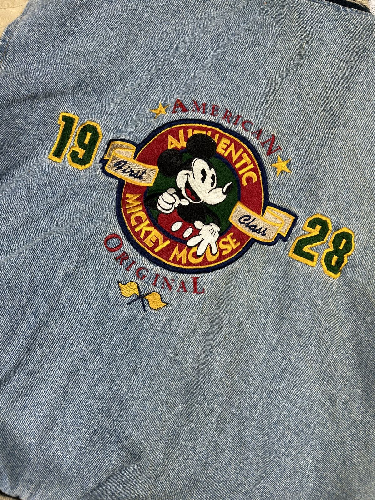 Disney Rare🔥 Mickey Mouse bomber Vintage denim jacket 90s Oversize Size US M / EU 48-50 / 2 - 3 Thumbnail