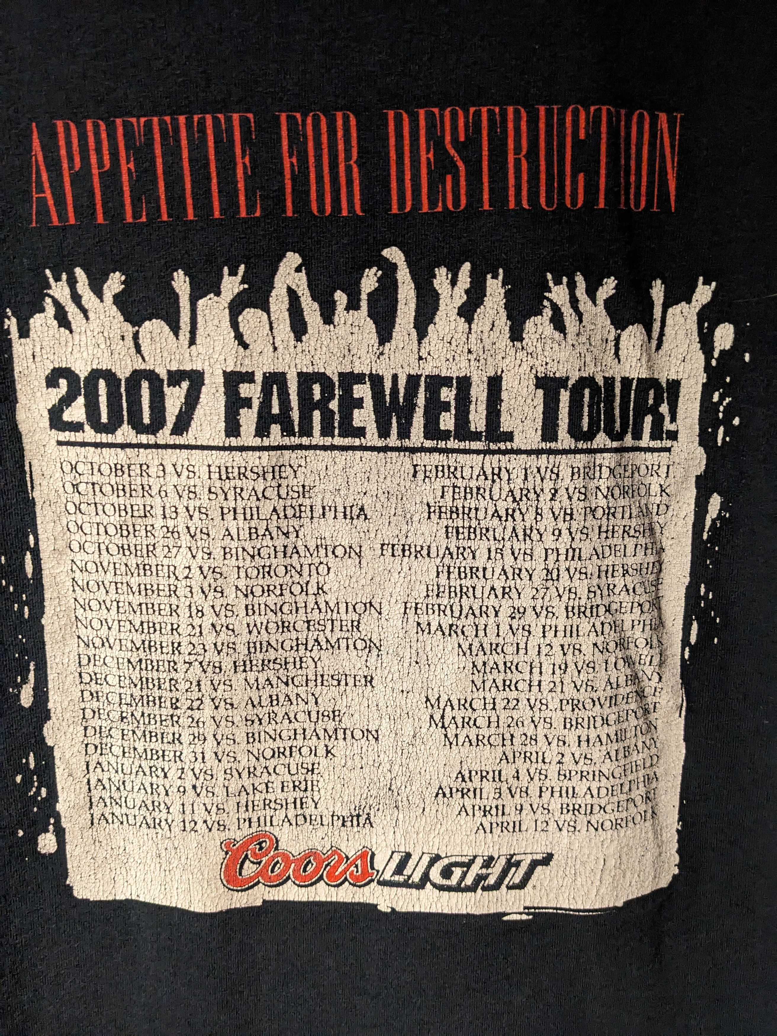 Vintage Vintage 2007 Broken' Noses Dennis Bonvie Appetite T-Shirt Size US XL / EU 56 / 4 - 2 Thumbnail