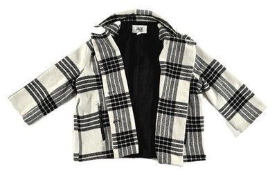 Other Jack by BB Dakota Plaid Double Breasted Coat Women Size S Size S / US 4 / IT 40 - 2 Thumbnail