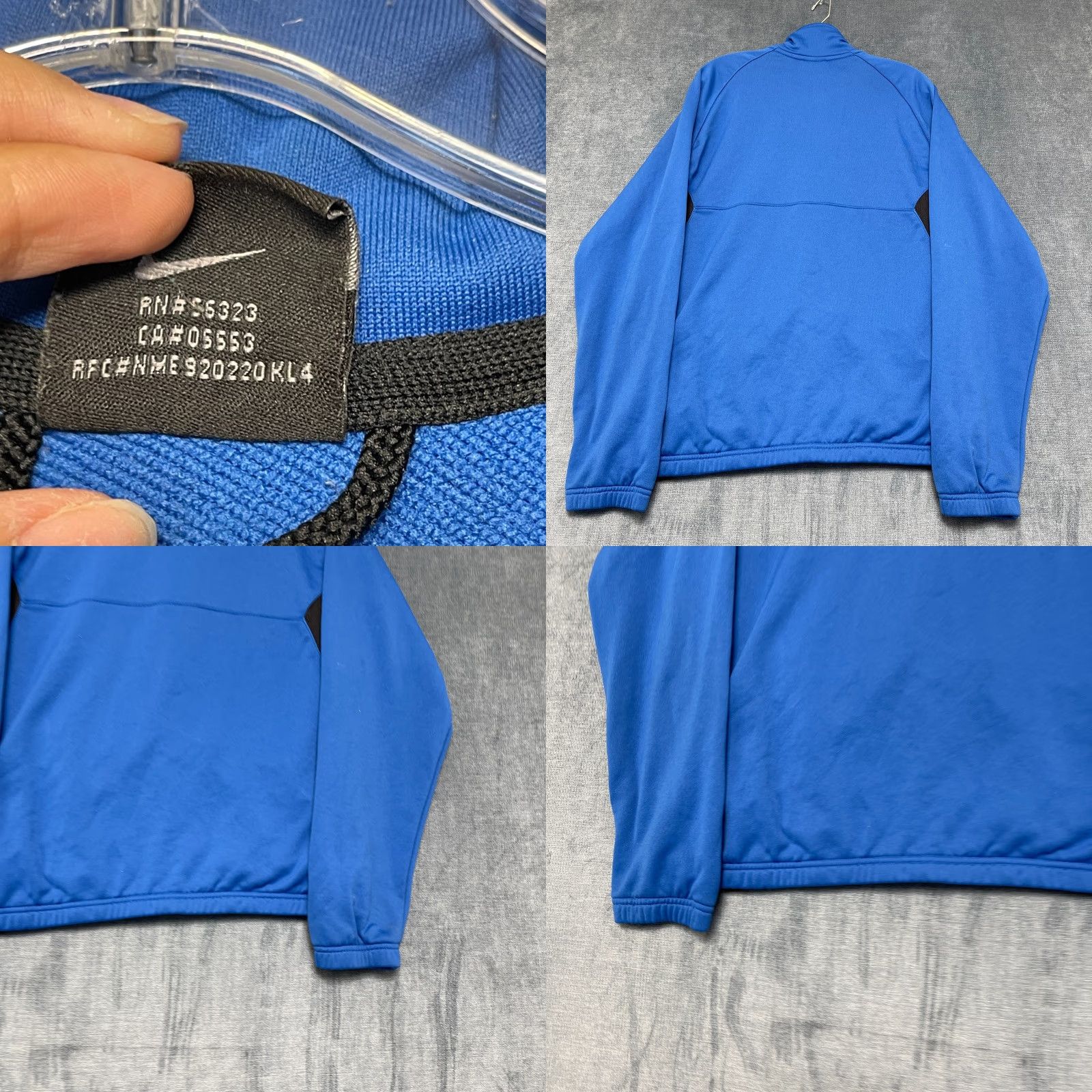 Nike ACG VINTAGE Nike ACG Soccer Track Jacket Men L Blue Black Full Zip Size US L / EU 52-54 / 3 - 8 Thumbnail