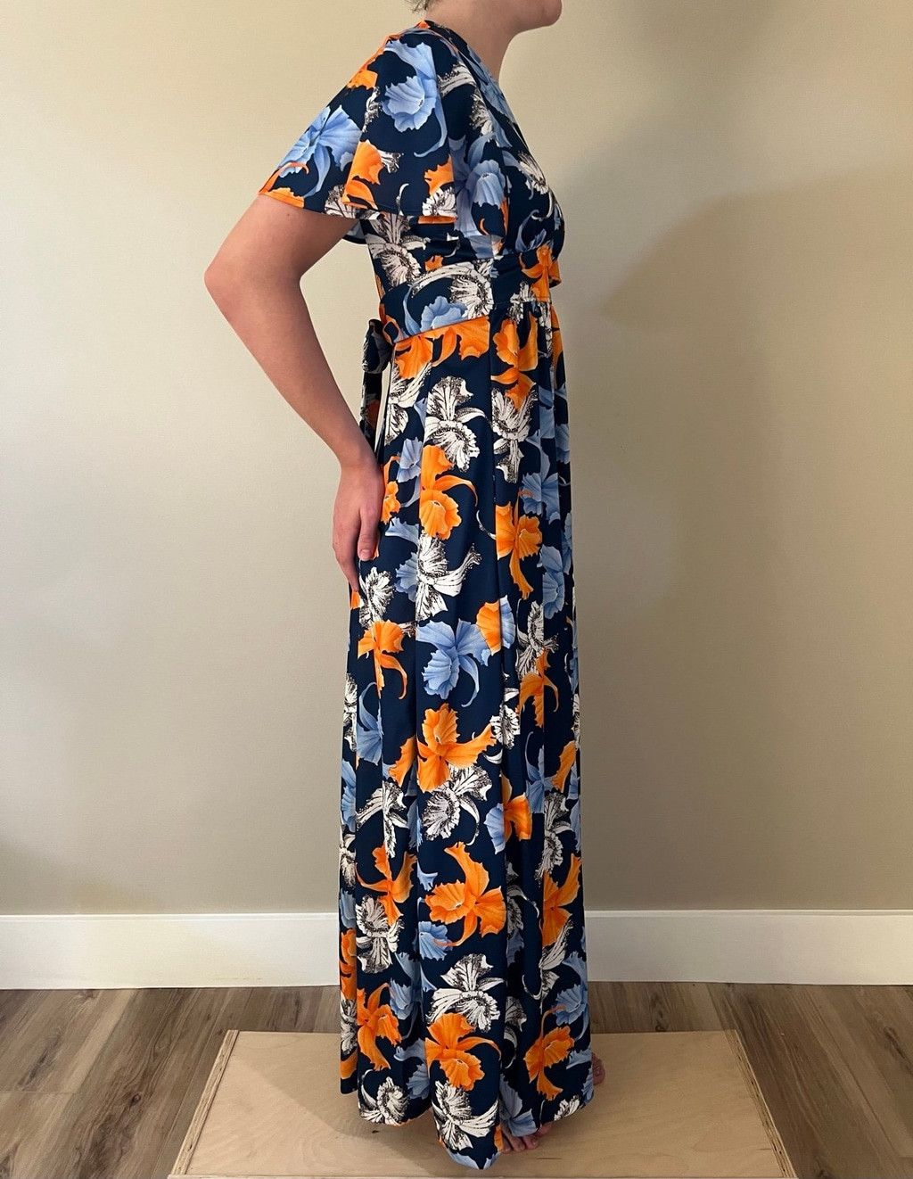 Vintage BNWT 1970s Deadstock Vintage Maxi Tiki Hibiscus Dress mint Size S / US 4 / IT 40 - 6 Thumbnail