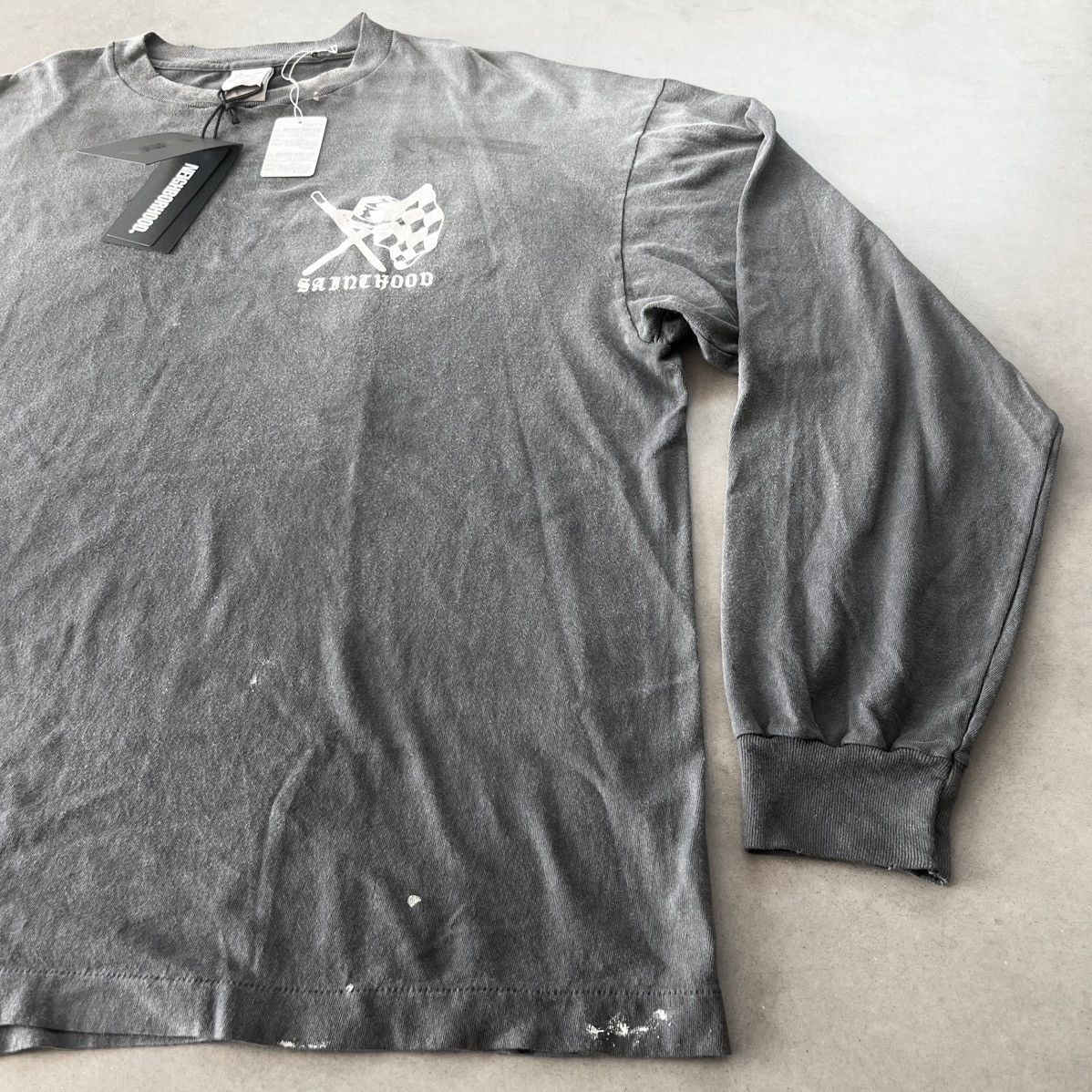 Neighborhood × Saint Michael ❤️‍🔥 SPEED KILLS L/S : SAINT HOOD : JAPANESE BRAND COLAB. Size US XXL / EU 58 / 5 - 7 Thumbnail